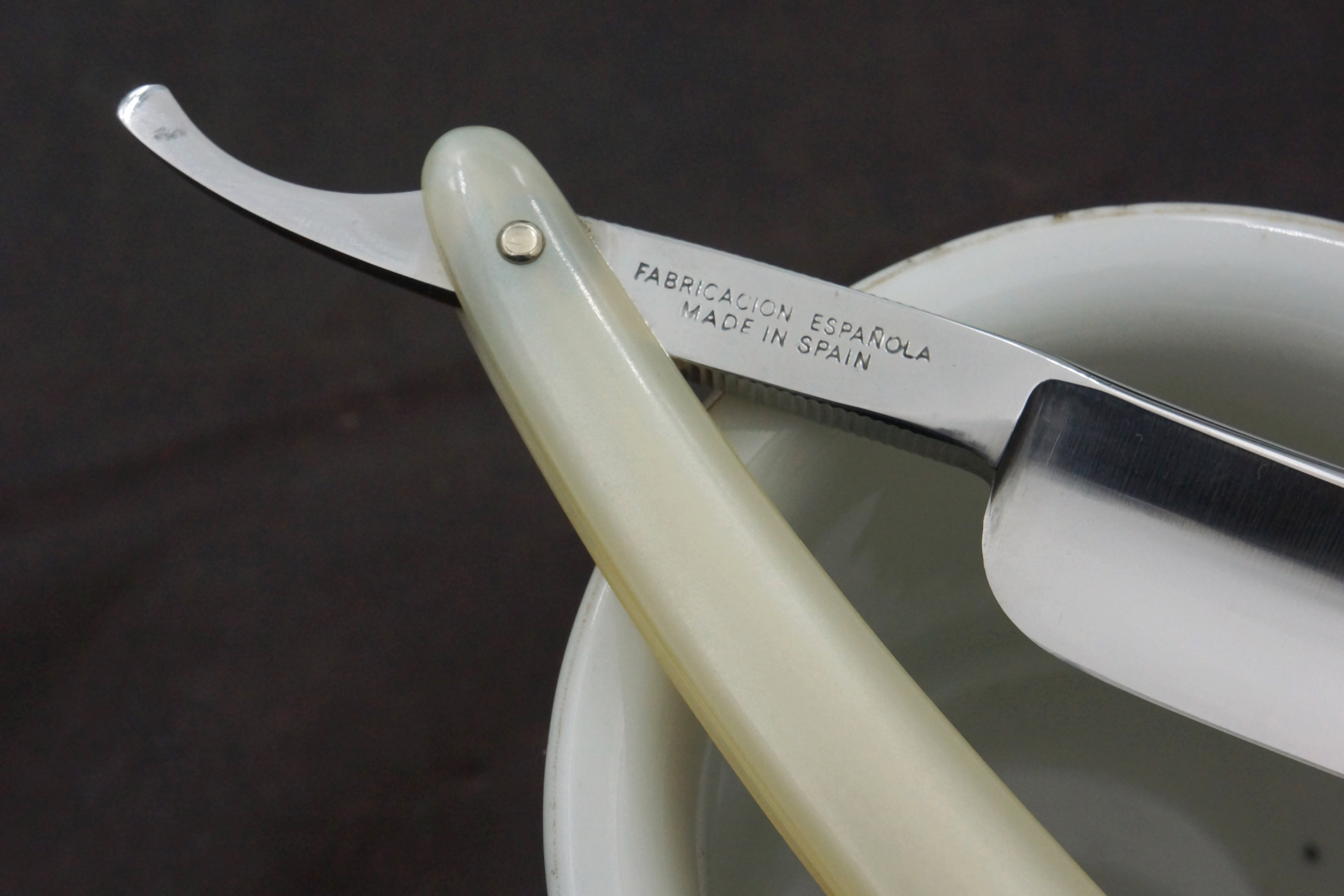 Filarmonica JMP No. 13 Novodur 13/16 Full Hollow Blade - Excellent Restored Vintage Spanish Straight Razor - Shave Ready