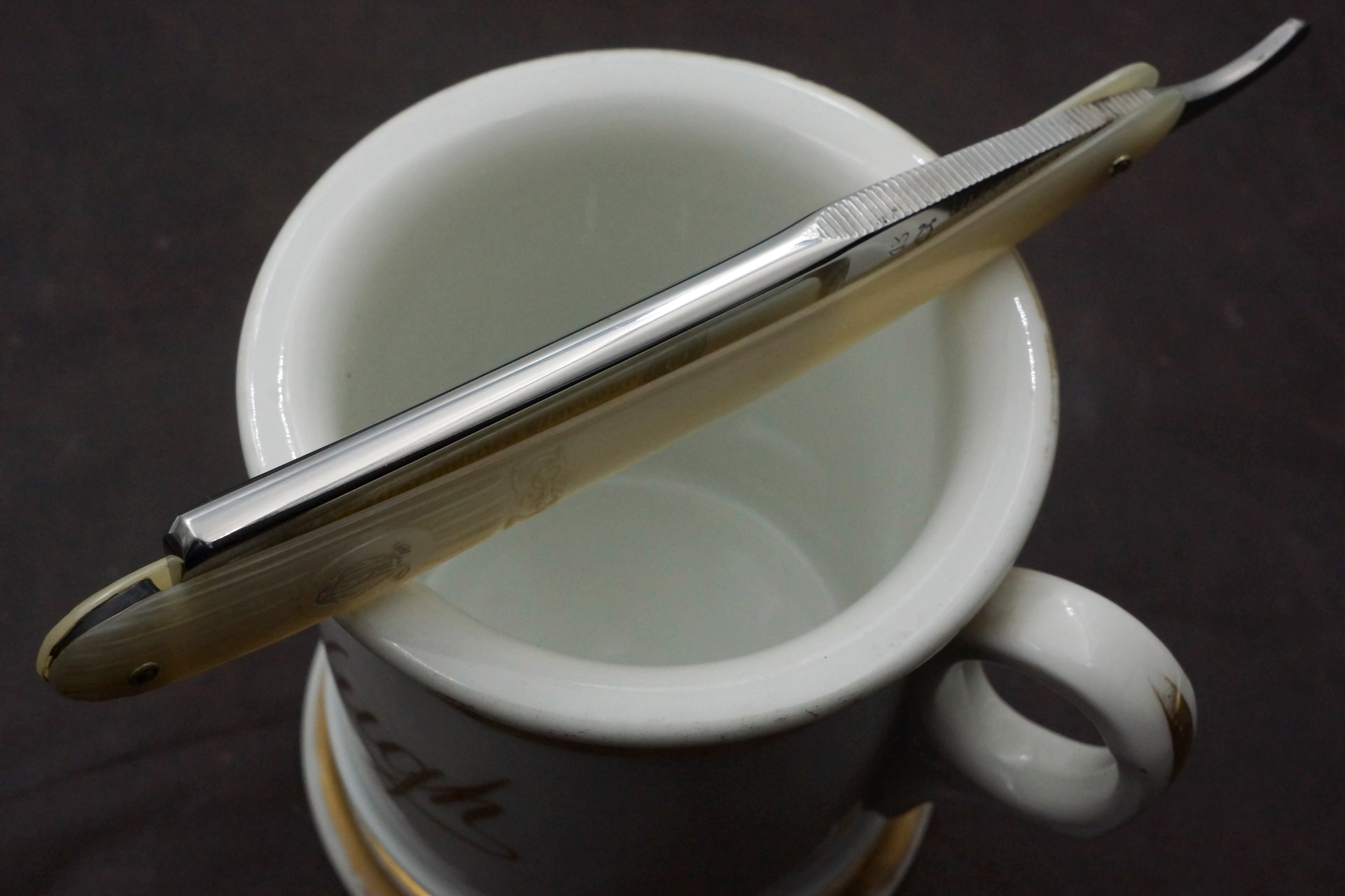 Filarmonica JMP No. 13 Novodur 13/16 Full Hollow Blade - Excellent Restored Vintage Spanish Straight Razor - Shave Ready