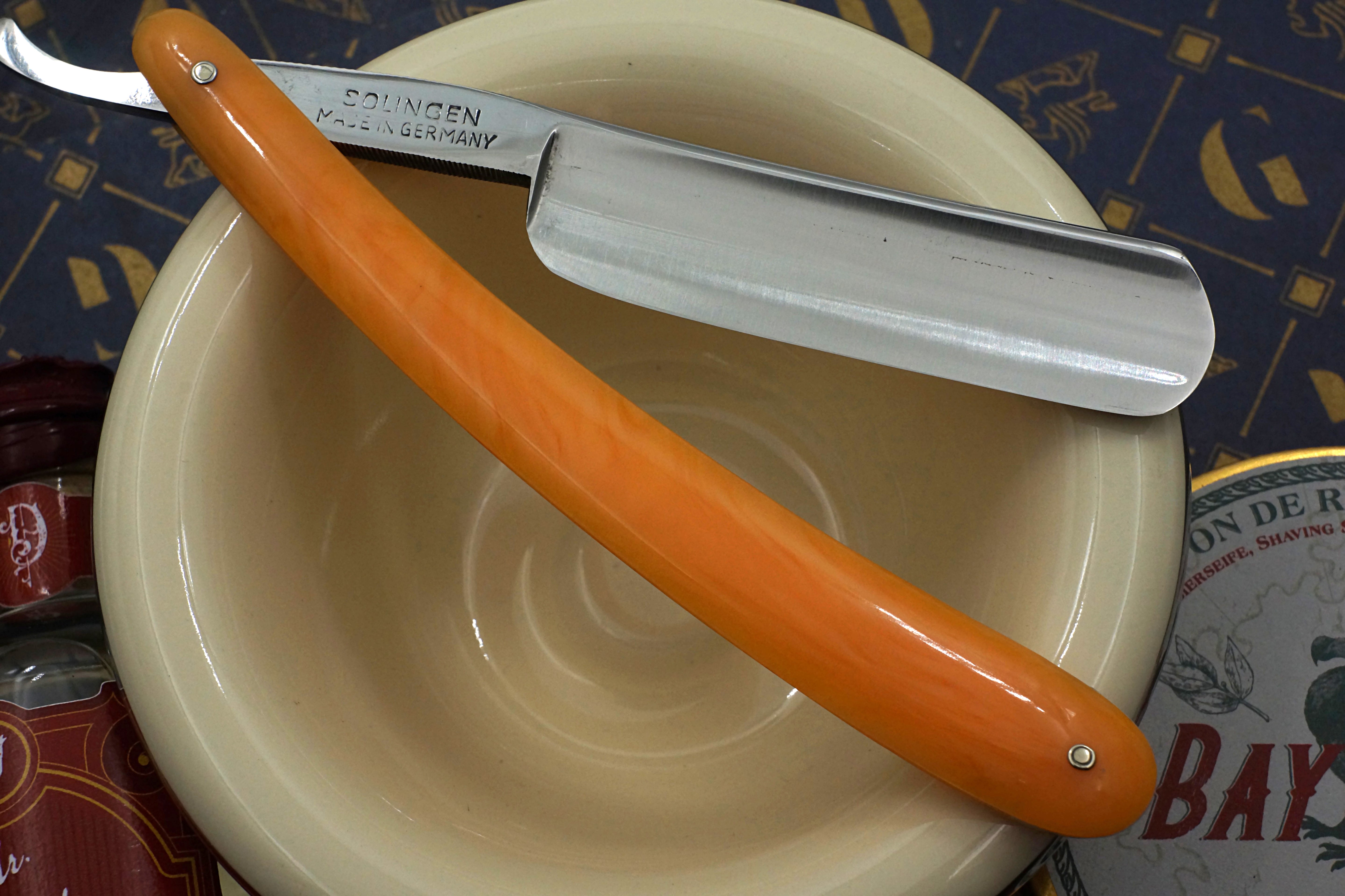 WAMS Special-13/16 Full Hollow Blade - Excellent+ Vintage Solingen Straight Razor - Shave Ready