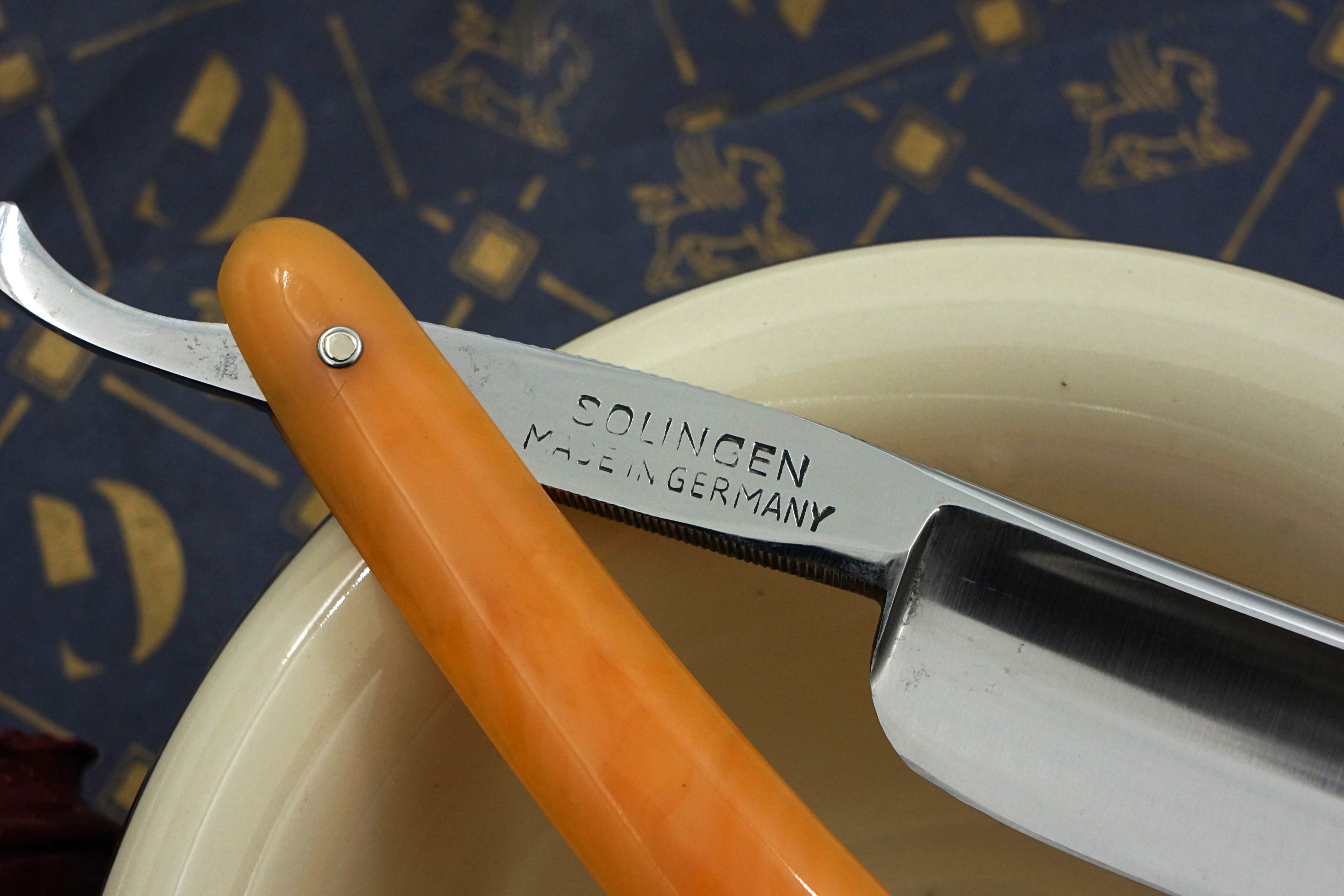 WAMS Special-13/16 Full Hollow Blade - Excellent+ Vintage Solingen Straight Razor - Shave Ready