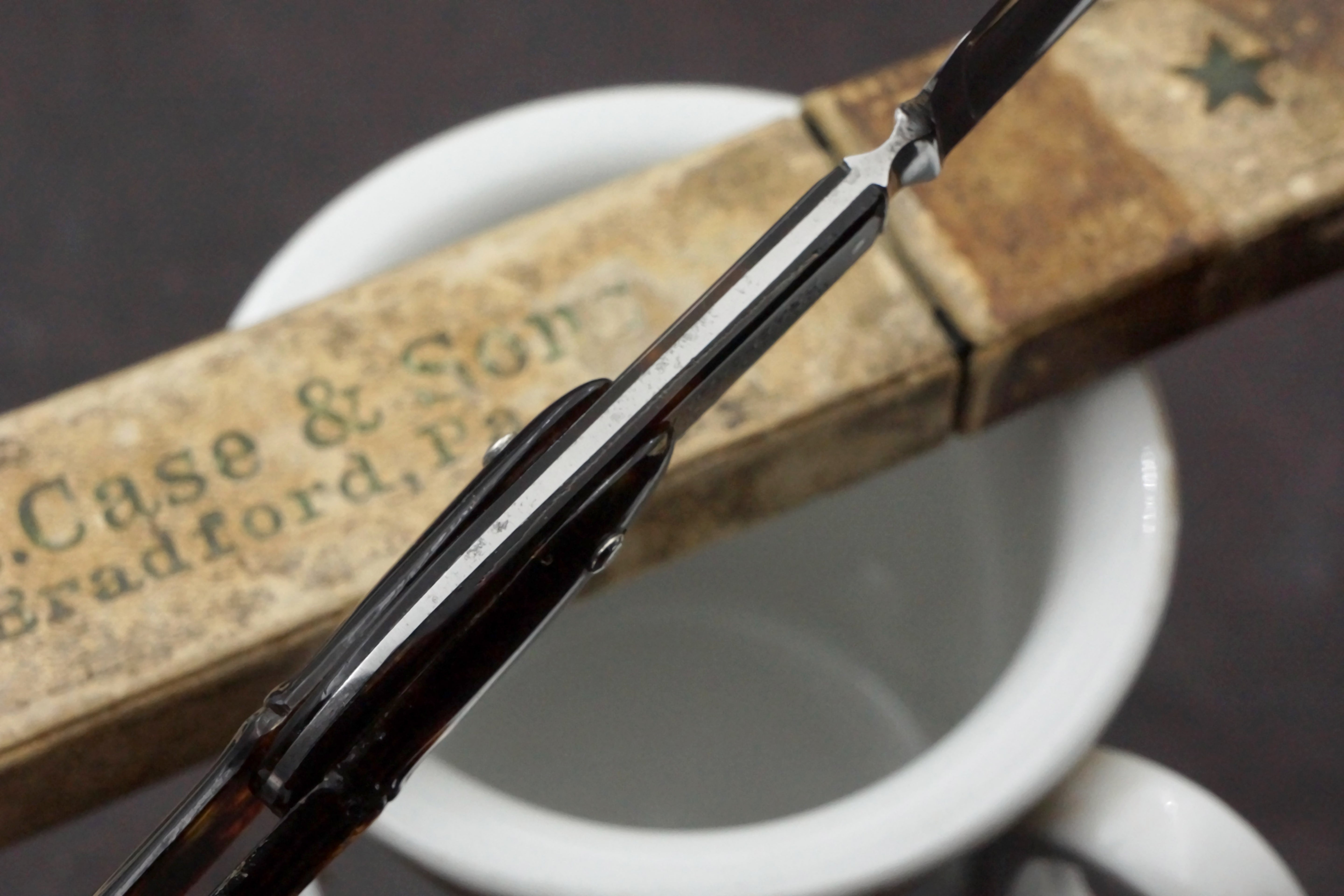 Case Bros. - 5/8 Fancy Clad Tang Scarce American Straight Razor - Shave Ready