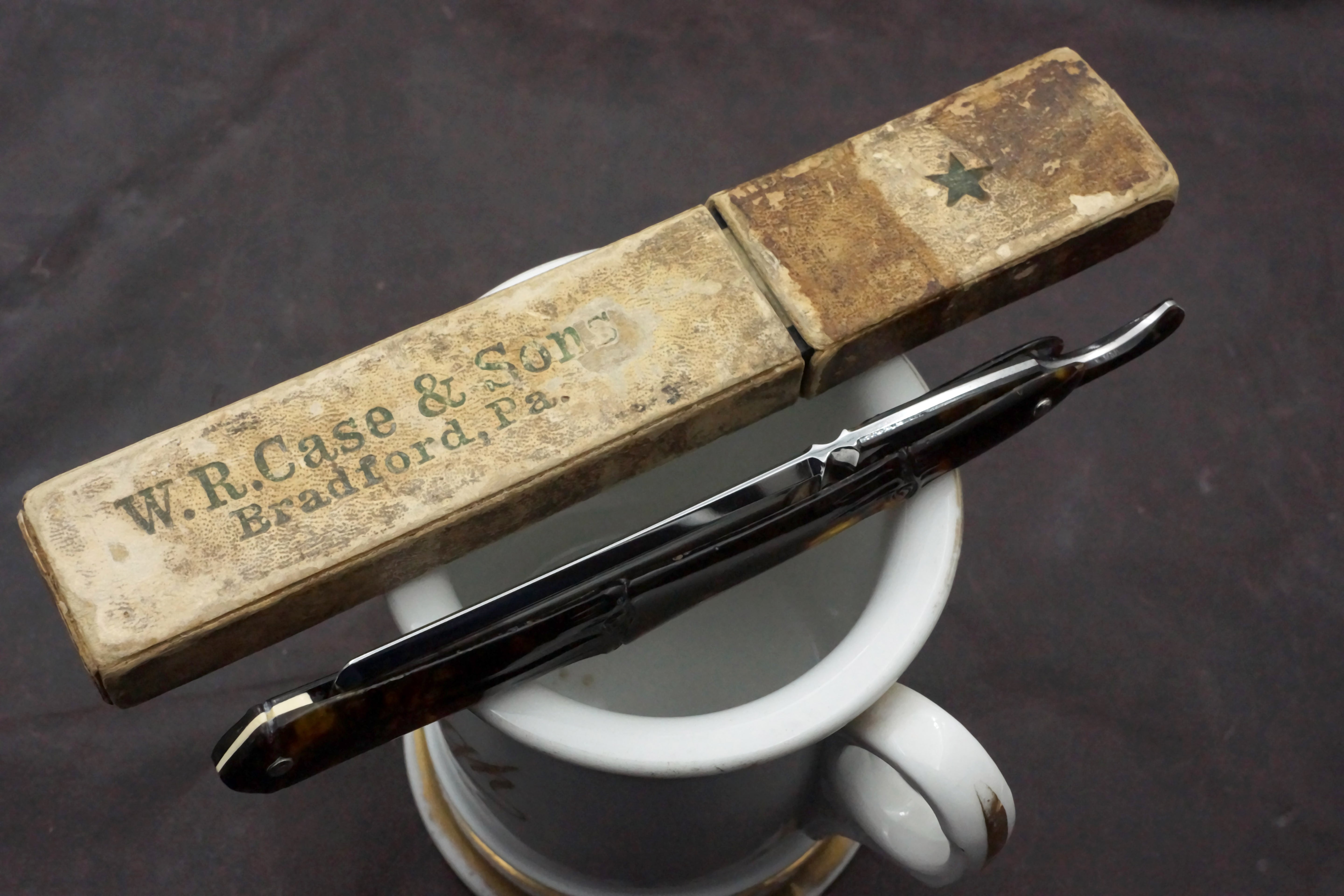 Case Bros. - 5/8 Fancy Clad Tang Scarce American Straight Razor - Shave Ready