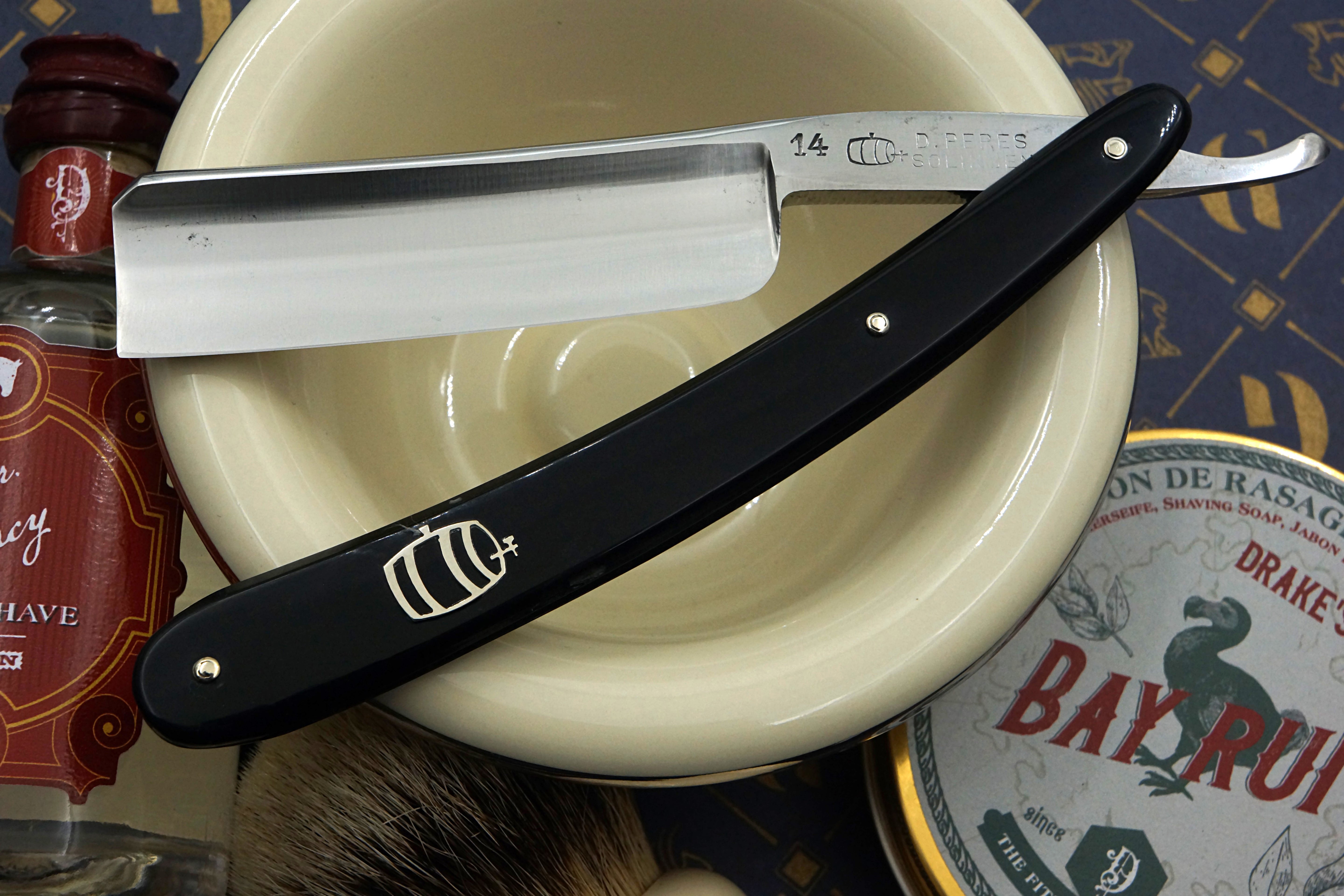 D. Peres No. 14 - RARE 15/16 Full Hollow Blade - Excellent++ Vintage Solingen Straight Razor - Shave Ready