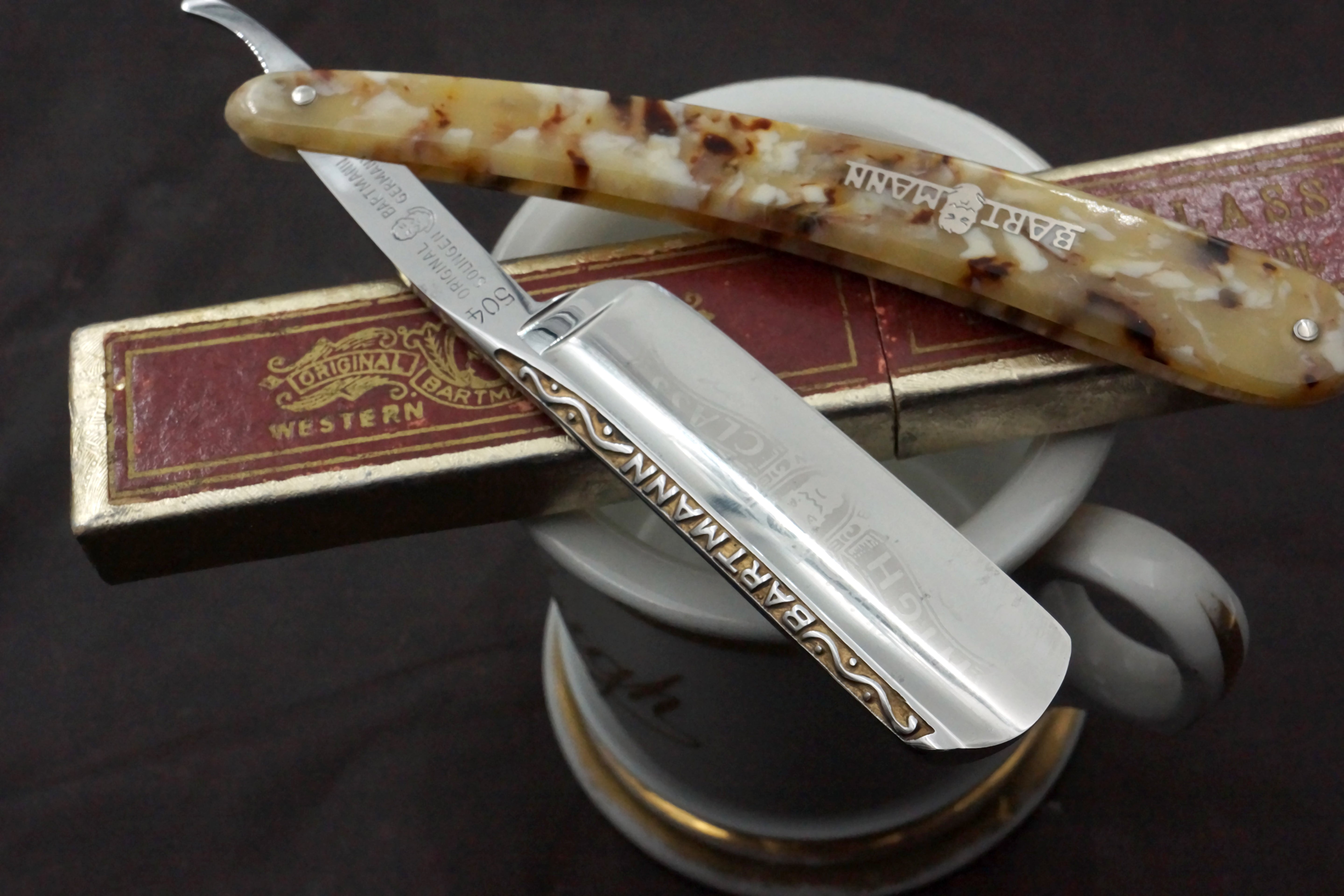 Bartmann Forged Spine 15/16 Extra Hollow Blade - Vintage Solingen Straight Razor - Shave Ready