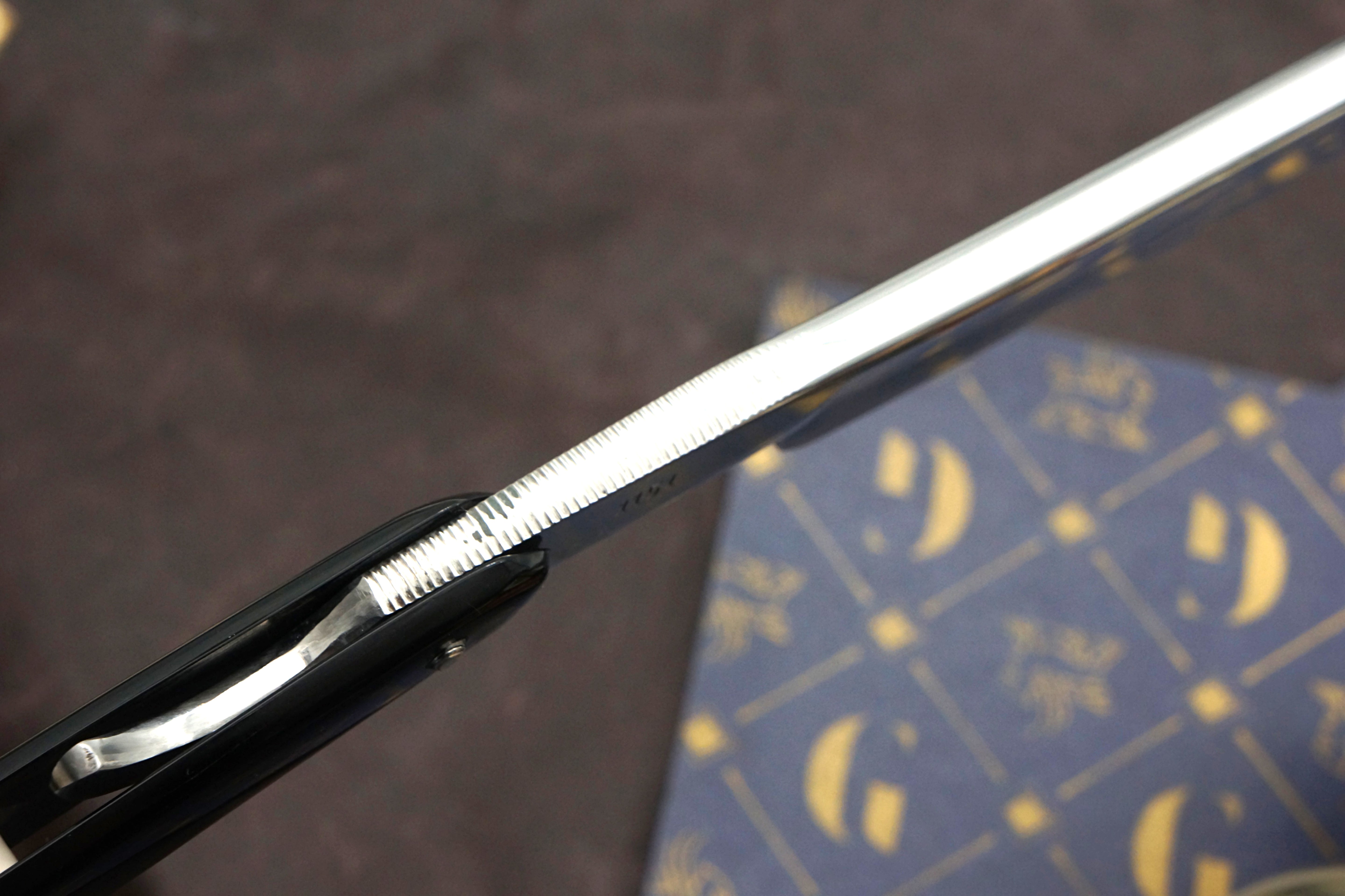 Dorko 1151 "Dorko Razor"- 7/8 Excellent Full Hollow with Fancy Scales - Restored Solingen Straight Razor - Shave Ready