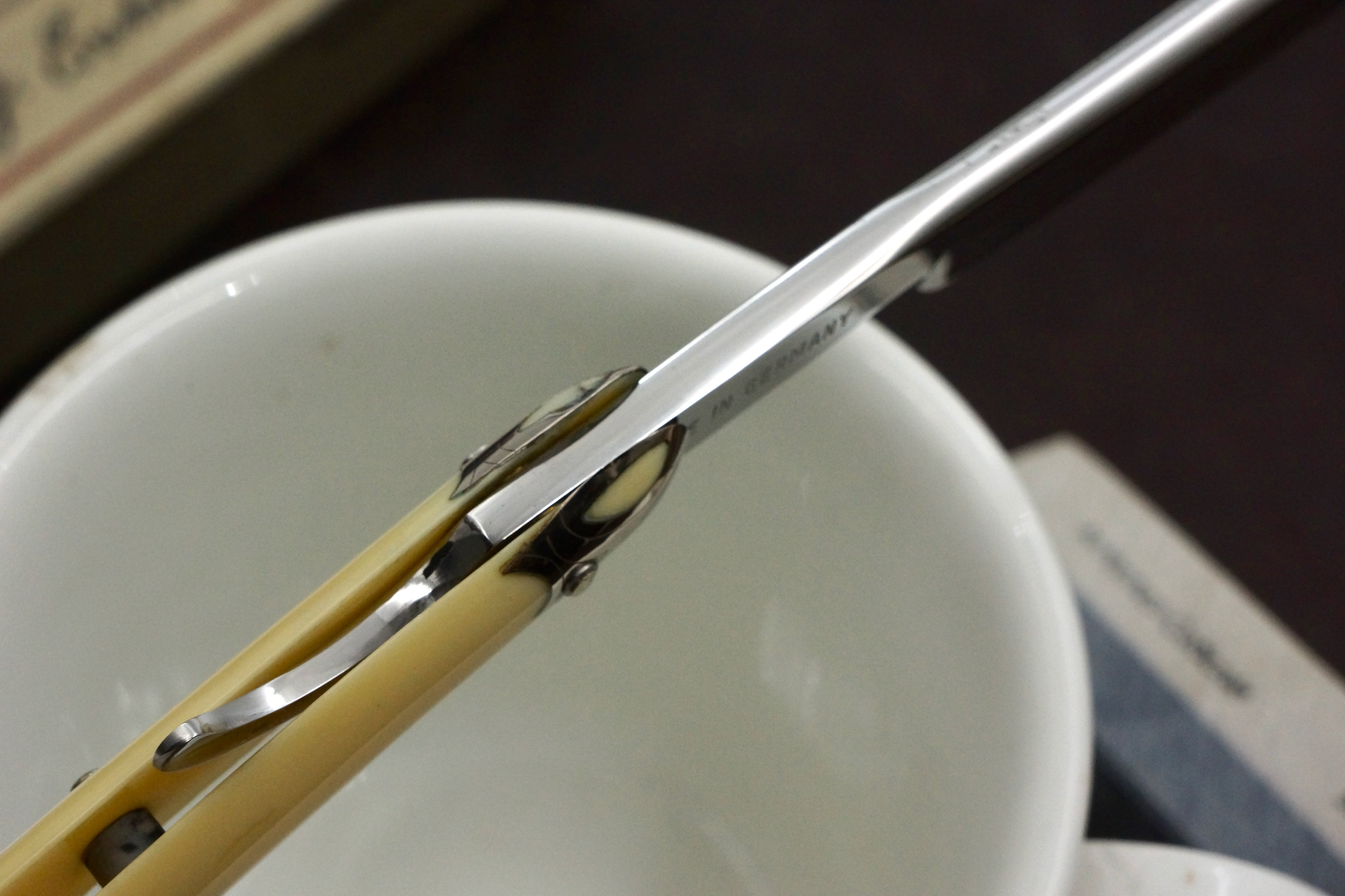 Alcoso 430- 13/16 Excellent Full Hollow - Fancy Restored Solingen Straight Razor - Shave Ready