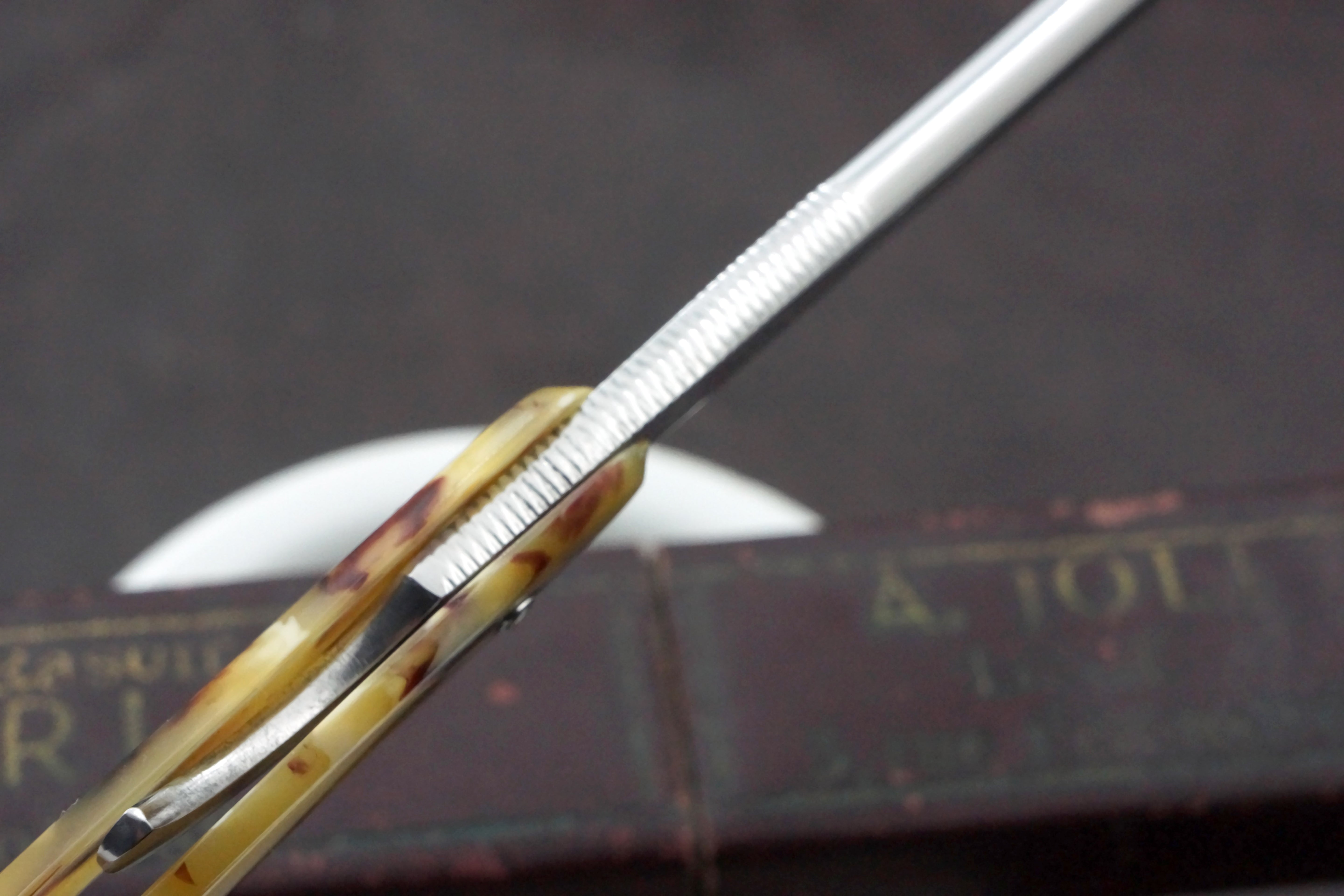 A. Joly Liege "Berly" 6/8 - Fully Restored Fancy Vintage Solingen Straight Razor - Shave Ready