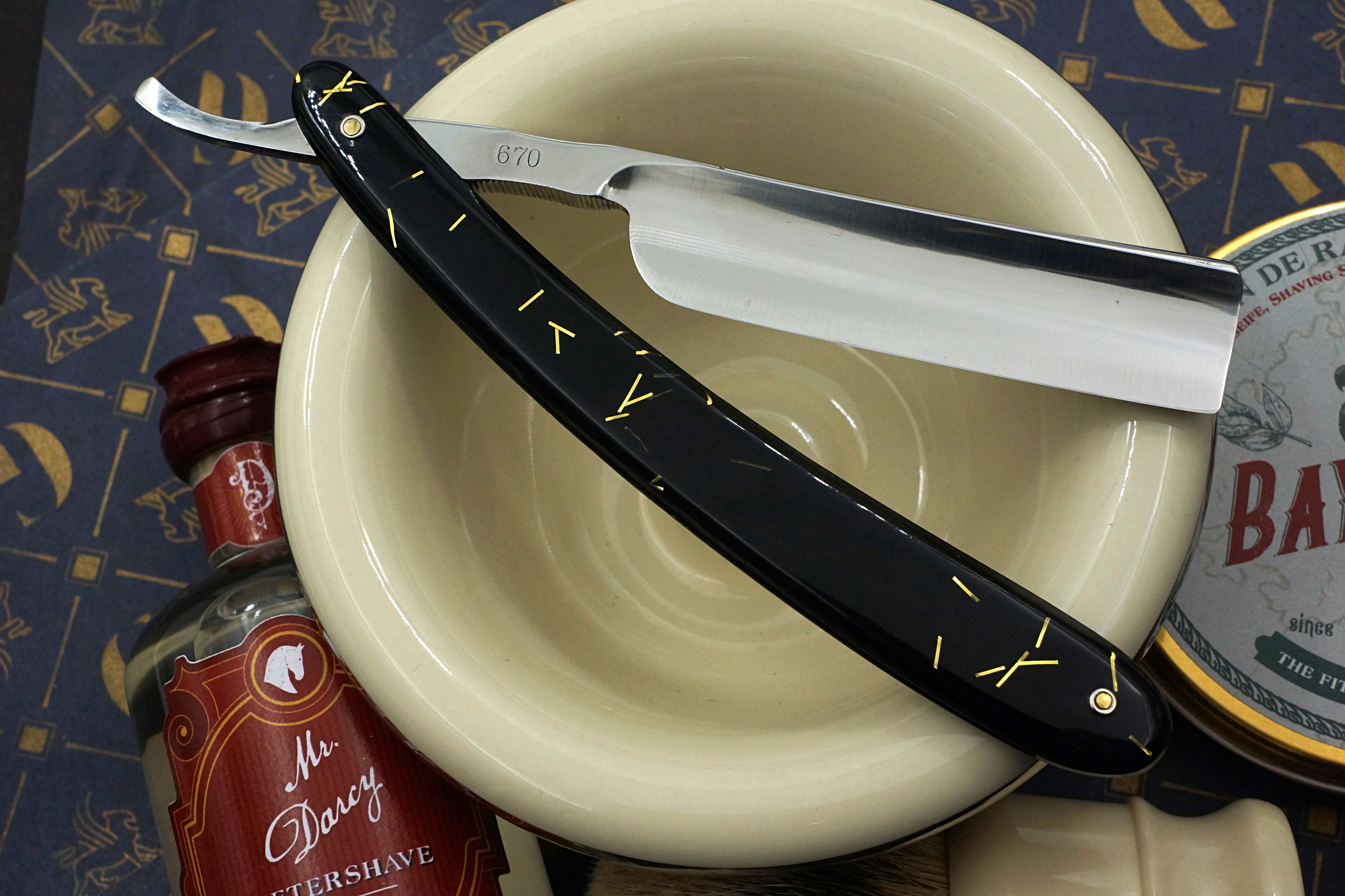 Sevilla NOS Mint - 13/16 Full Hollow Blade Vintage Japanese Straight Razor - Shave Ready