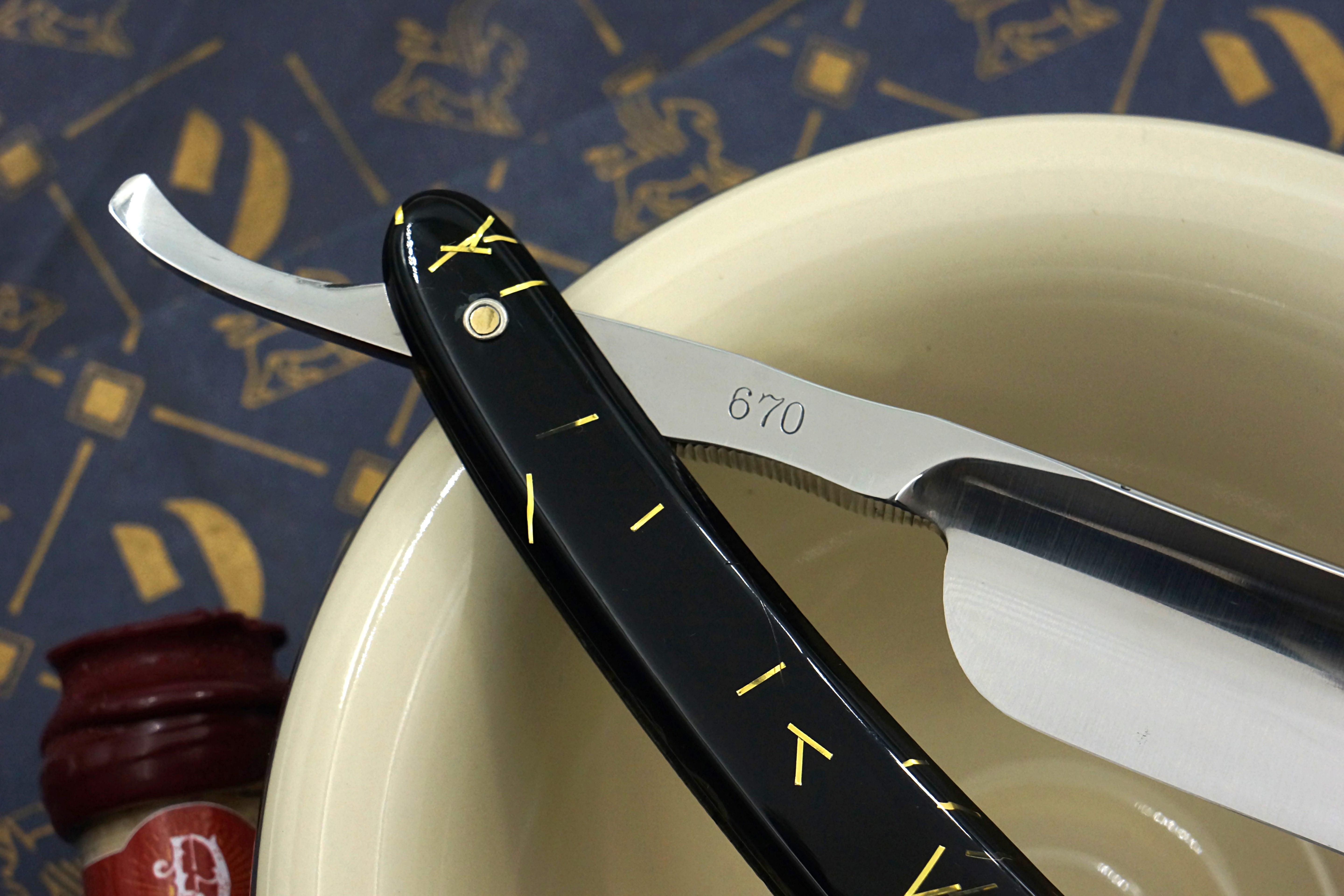 Sevilla NOS Mint - 13/16 Full Hollow Blade Vintage Japanese Straight Razor - Shave Ready