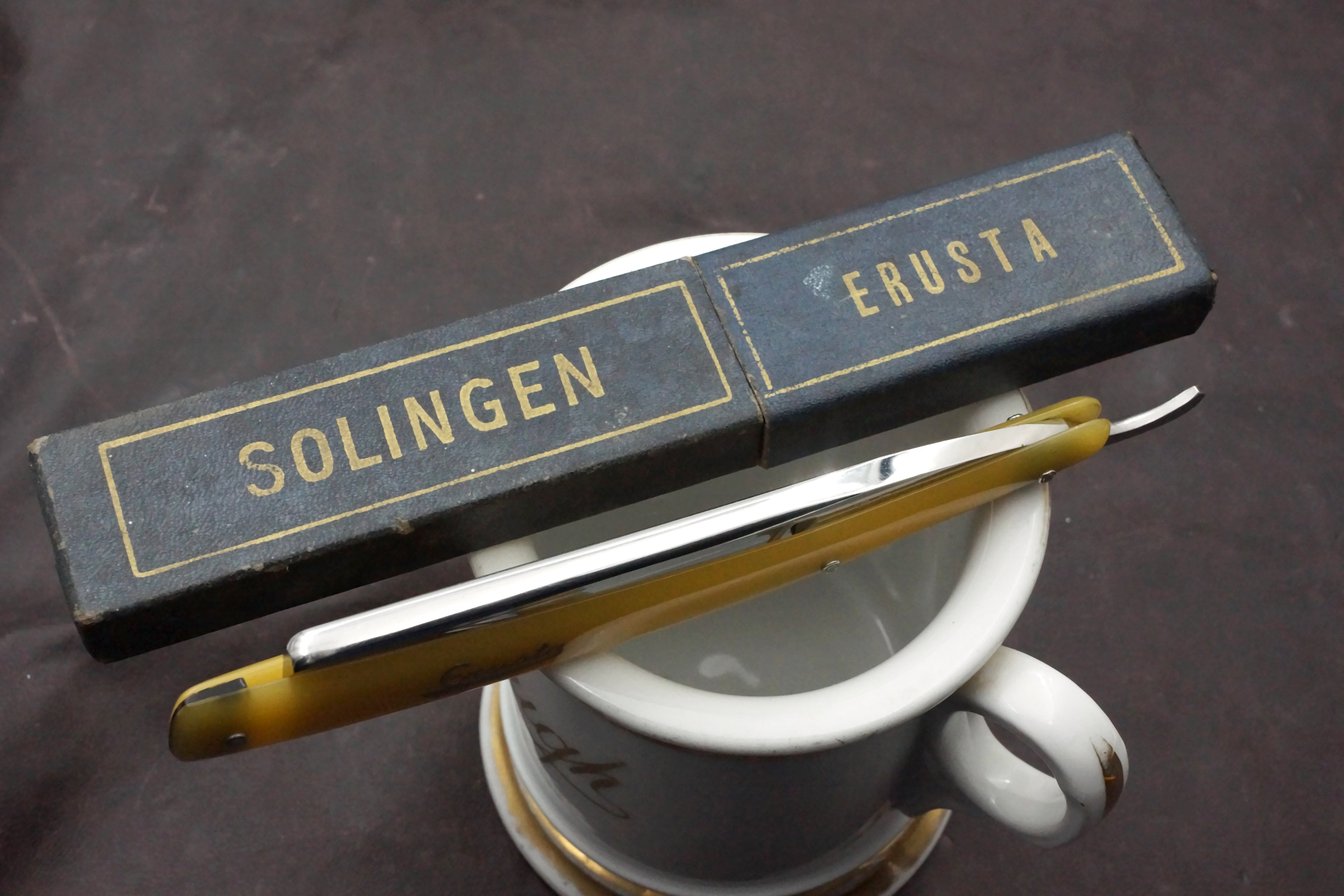 Erusta No.96 Like NOS 13/16 Extra Hollow Blade - Near Pristine Vintage Solingen Straight Razor - Shave Ready