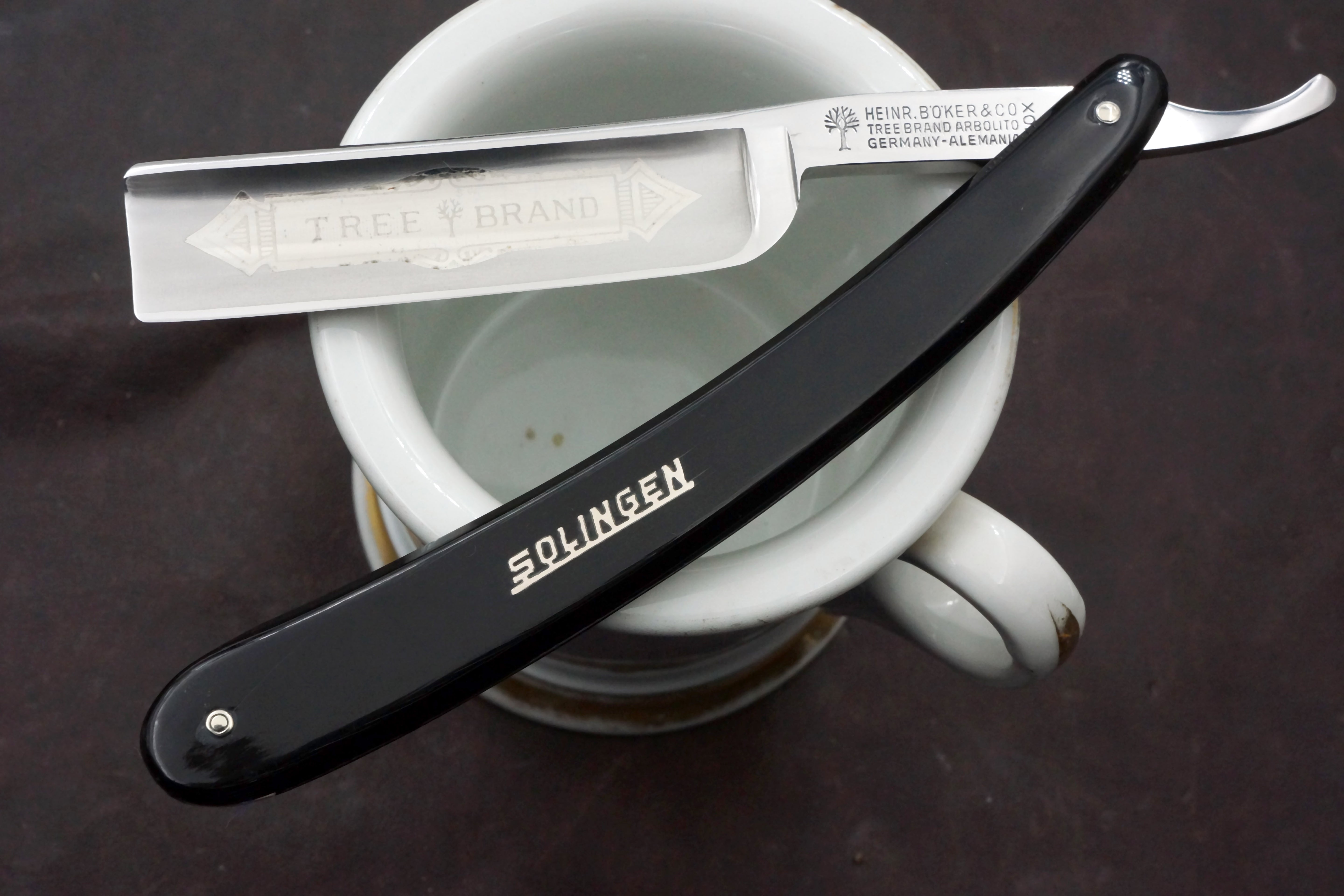 Boker Inox Stainless 13/16 - Stunning Full Hollow Blade Restored - Solingen Vintage Straight Razor - Shave Ready