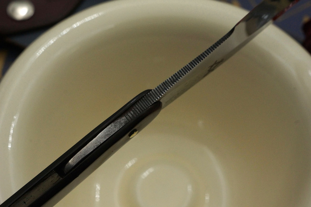 John Barber Early 1800s - 6/8 Stubtail Blade with Original Scales - Vintage Sheffield Straight Razor - Shave Ready