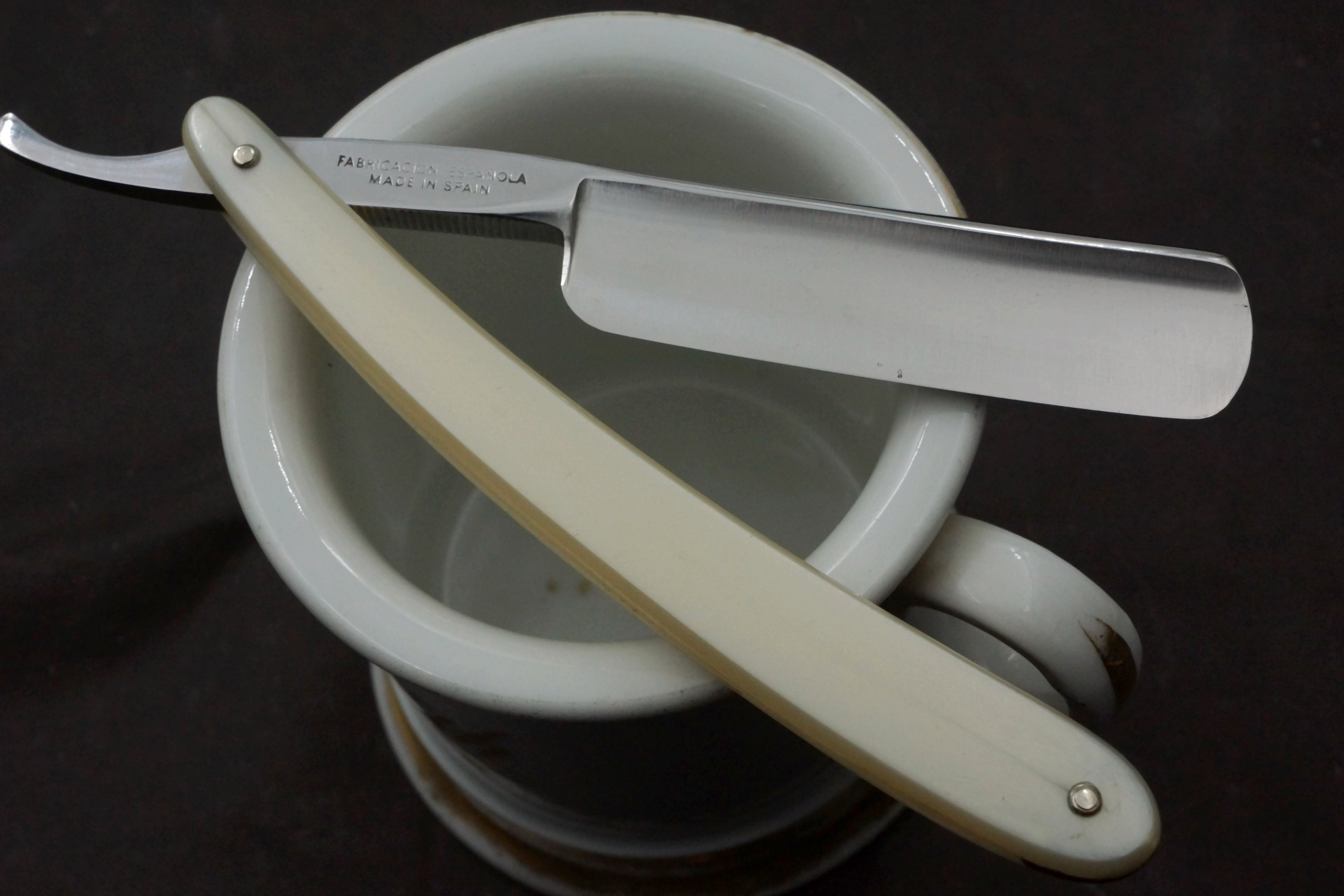 Filarmonica No. 13 13/16 Full Hollow Blade - Near Pristine Vintage Spanish Straight Razor - Shave Ready
