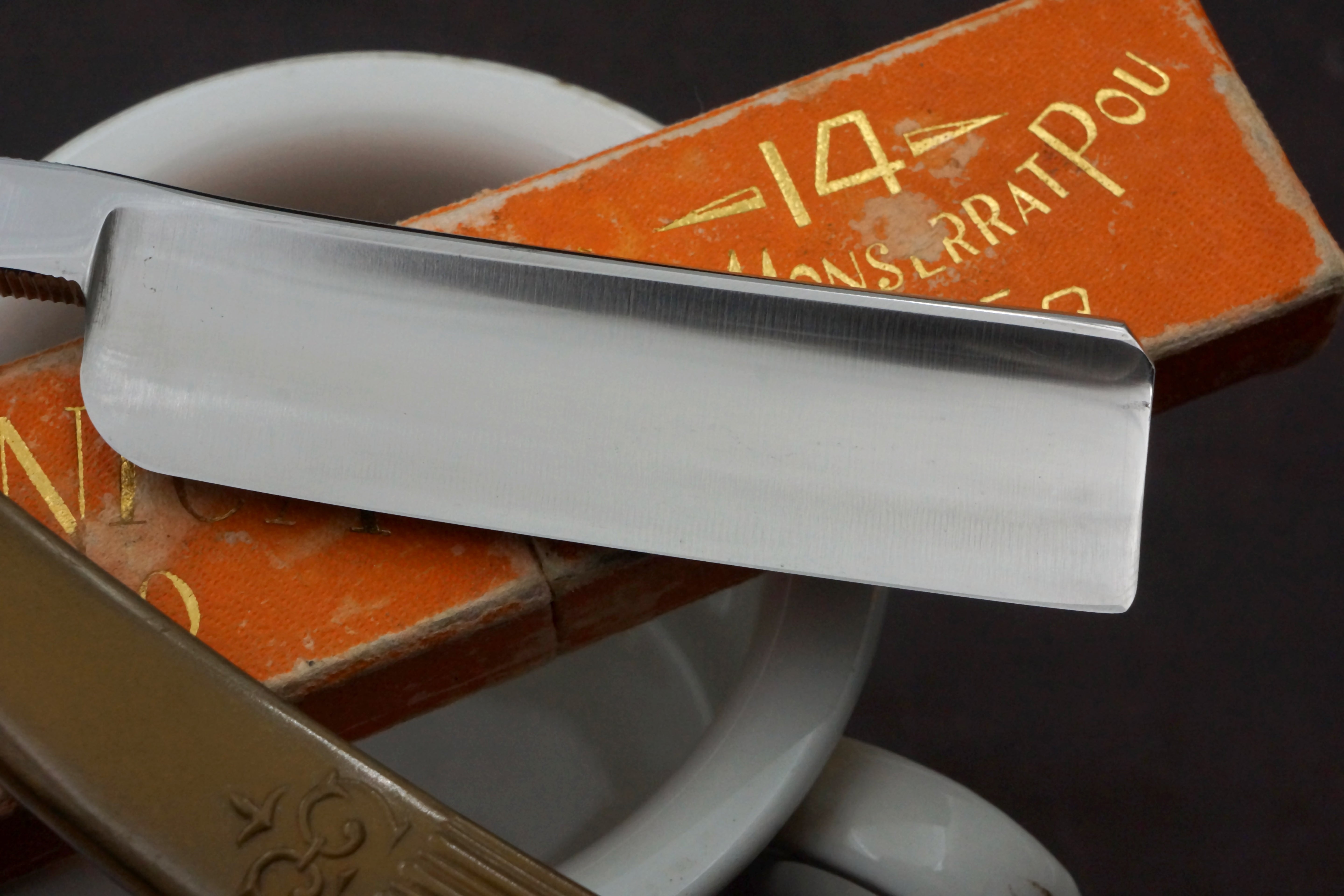 Filarmonica JMP No. 14 Sub Cero 15/16 Full Hollow Blade - Excellent Restored Vintage Spanish Straight Razor - Shave Ready