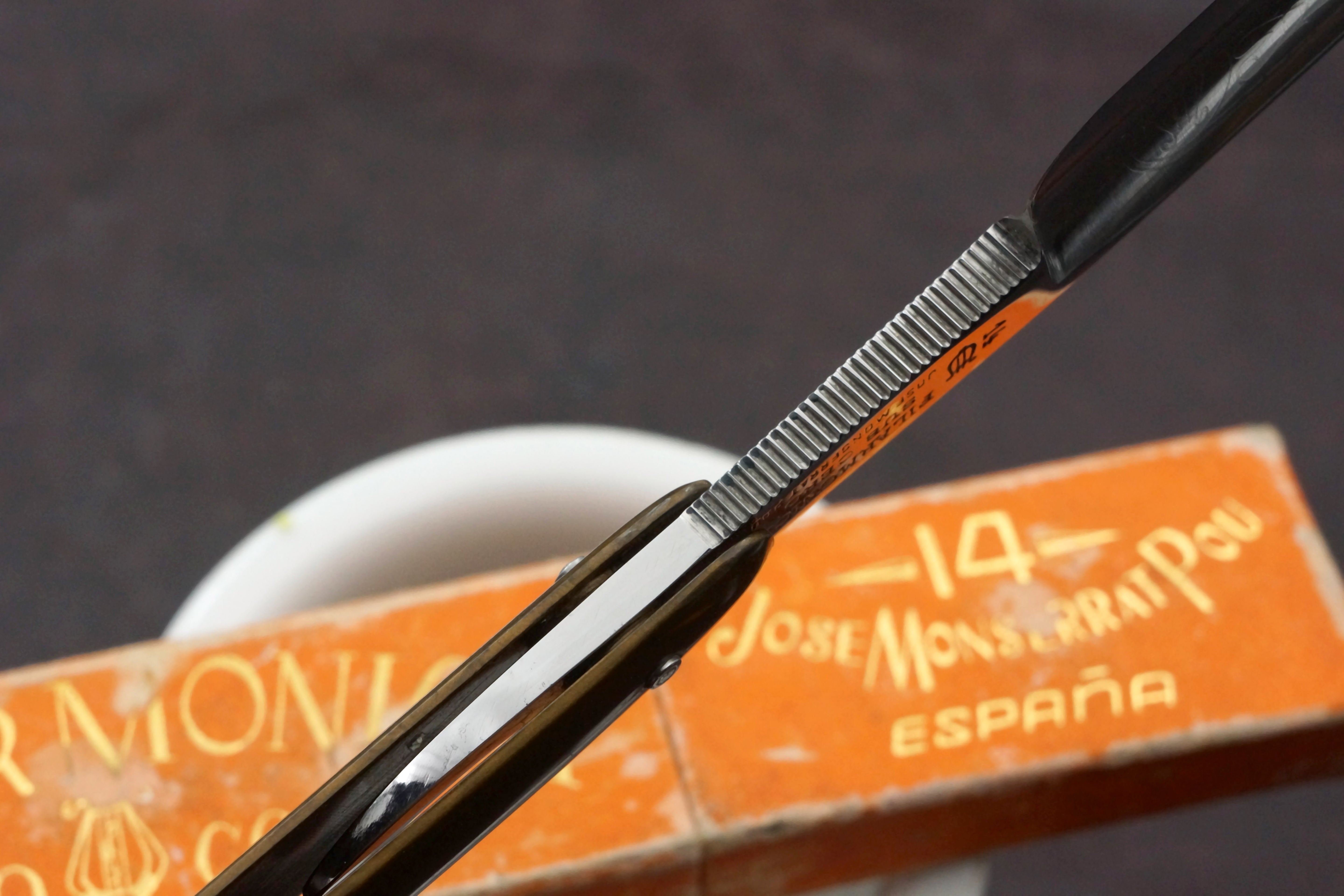 Filarmonica JMP No. 14 Sub Cero 15/16 Full Hollow Blade - Excellent Restored Vintage Spanish Straight Razor - Shave Ready