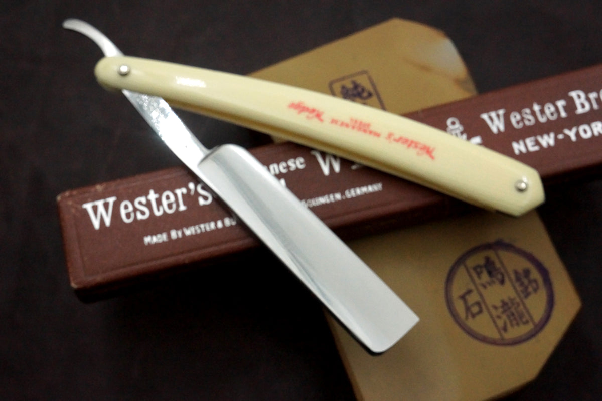 Wester Bros. "Manganese Wedge" - 5/8 Blade - Mint Vintage Solingen Straight Razor - Shave Ready