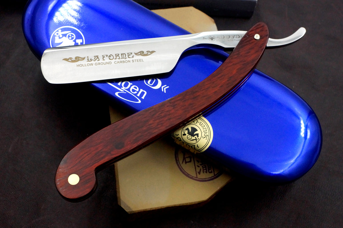Dovo "La Forme" - Mint Preowned Fancy 13/16 Full Hollow Blade - Solingen Straight Razor - Shave Ready