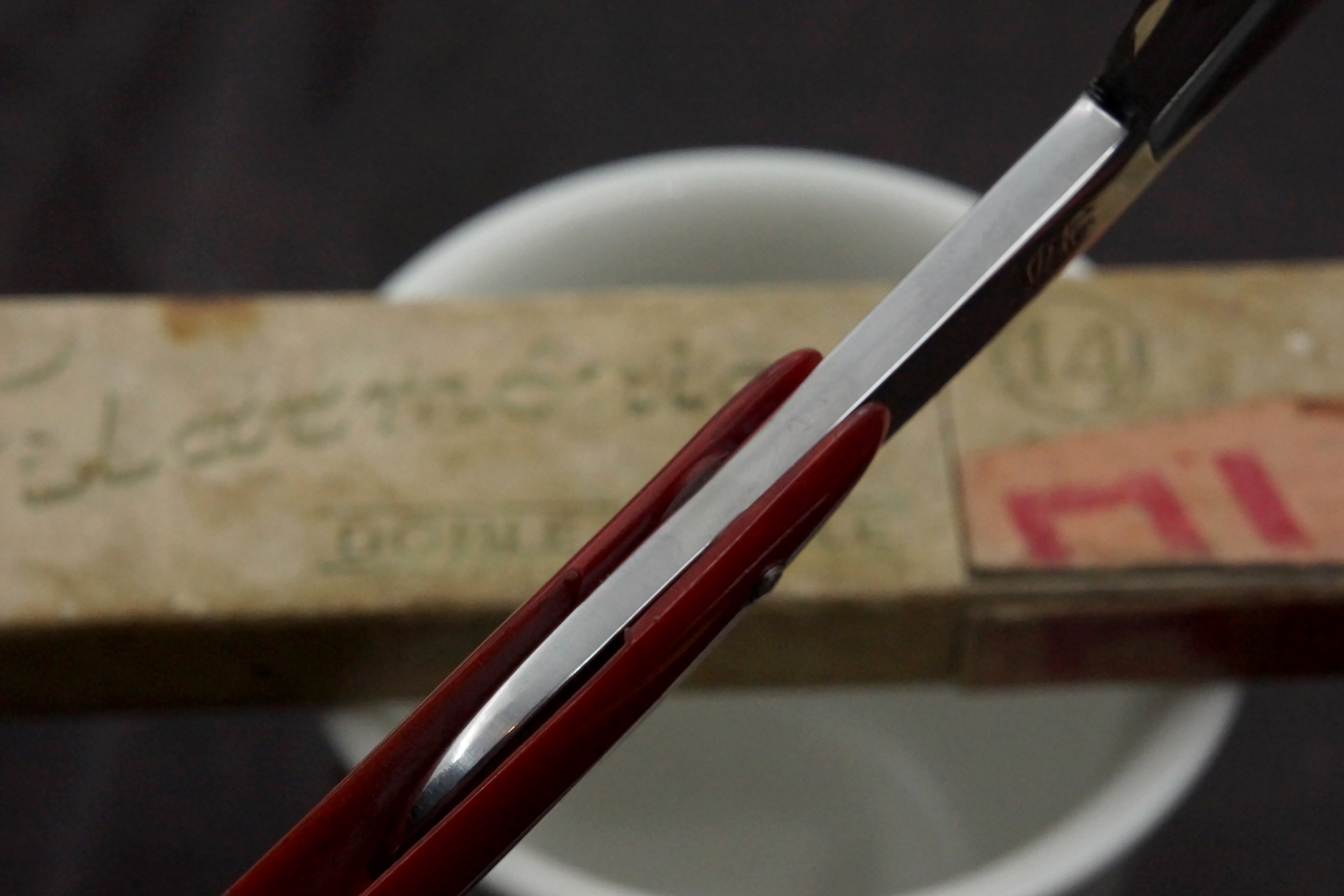 Filarmonica JMP Doble Temple No. 14 15/16" Full Hollow Blade - Excellent Vintage Spanish Straight Razor - Shave Ready