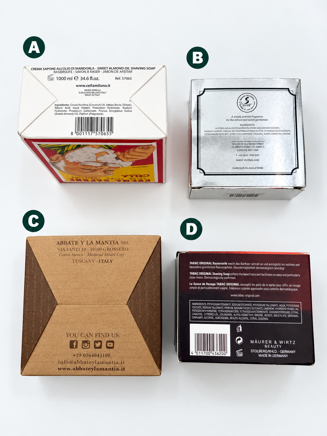 Various Old Stock Shaving Soaps & Creams – Unused Collector’s Estate Selection