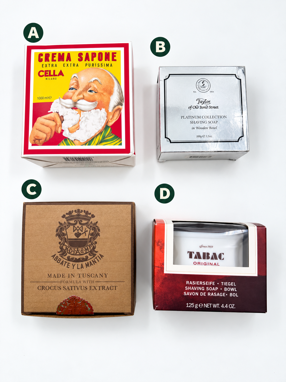 Various Old Stock Shaving Soaps & Creams – Unused Collector’s Estate Selection