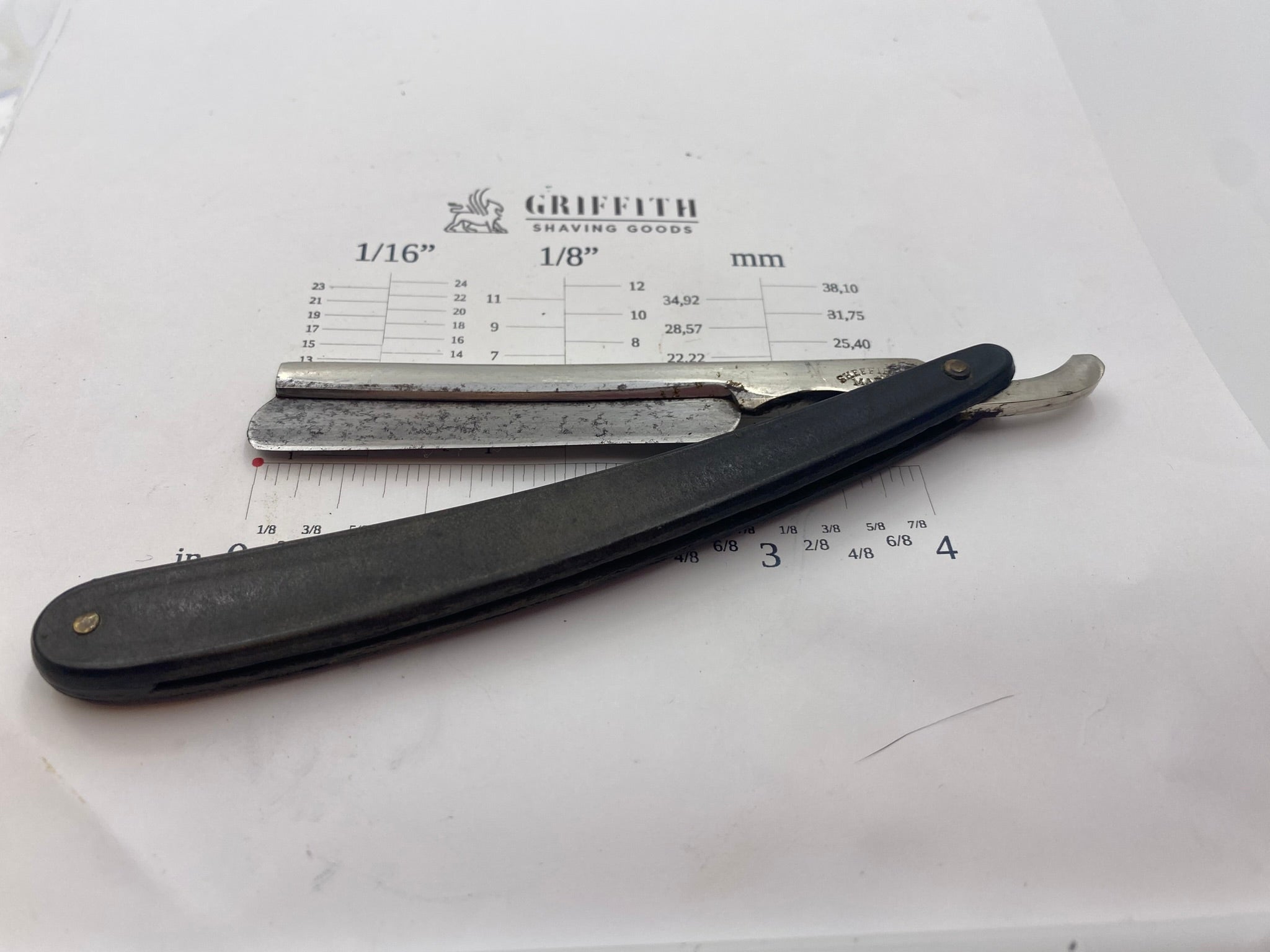 Vintage "Sheffield Made" Frameback Razor for Restoration