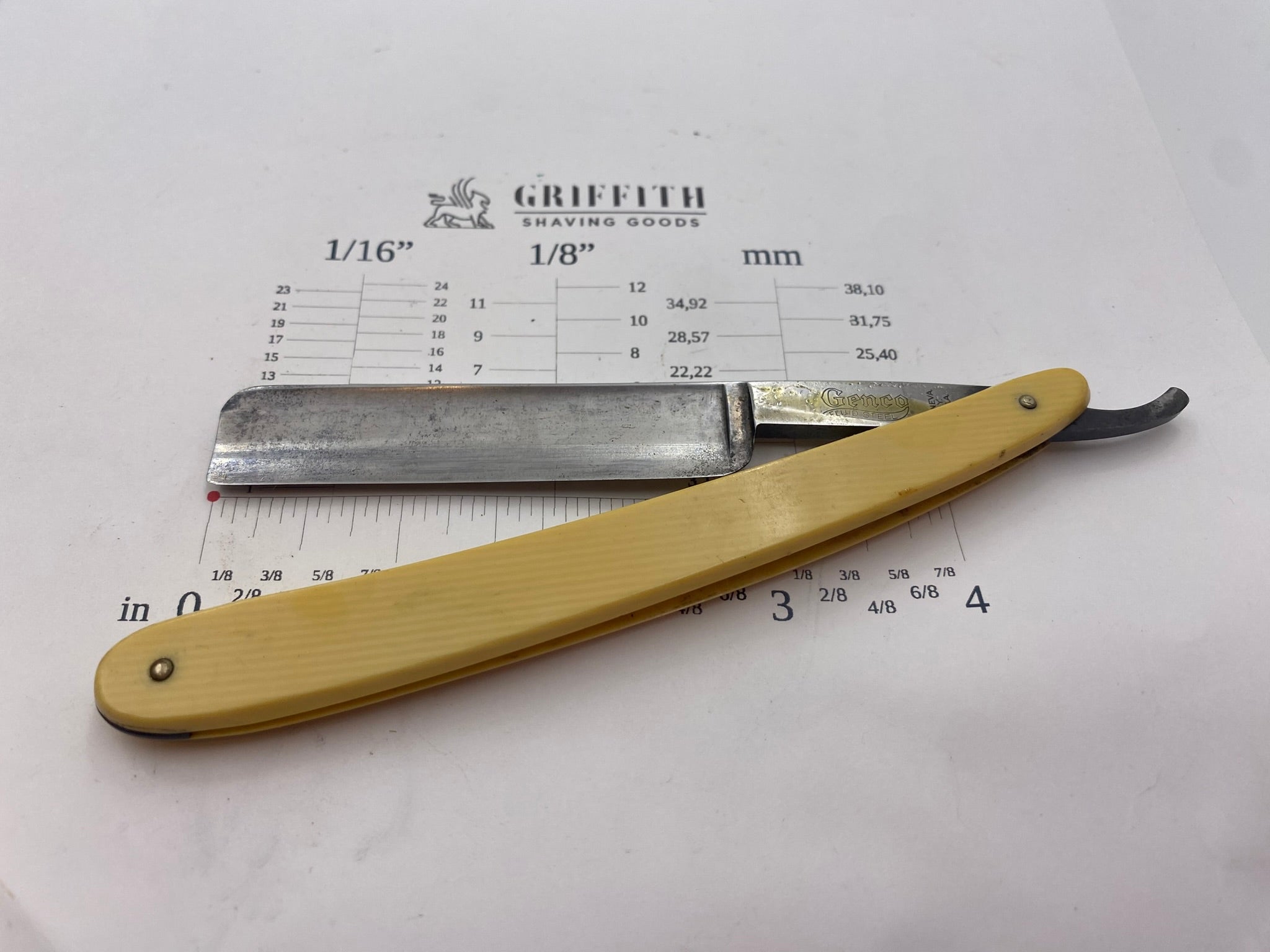 Vintage Genco Fluid Steel Razor for Restoration