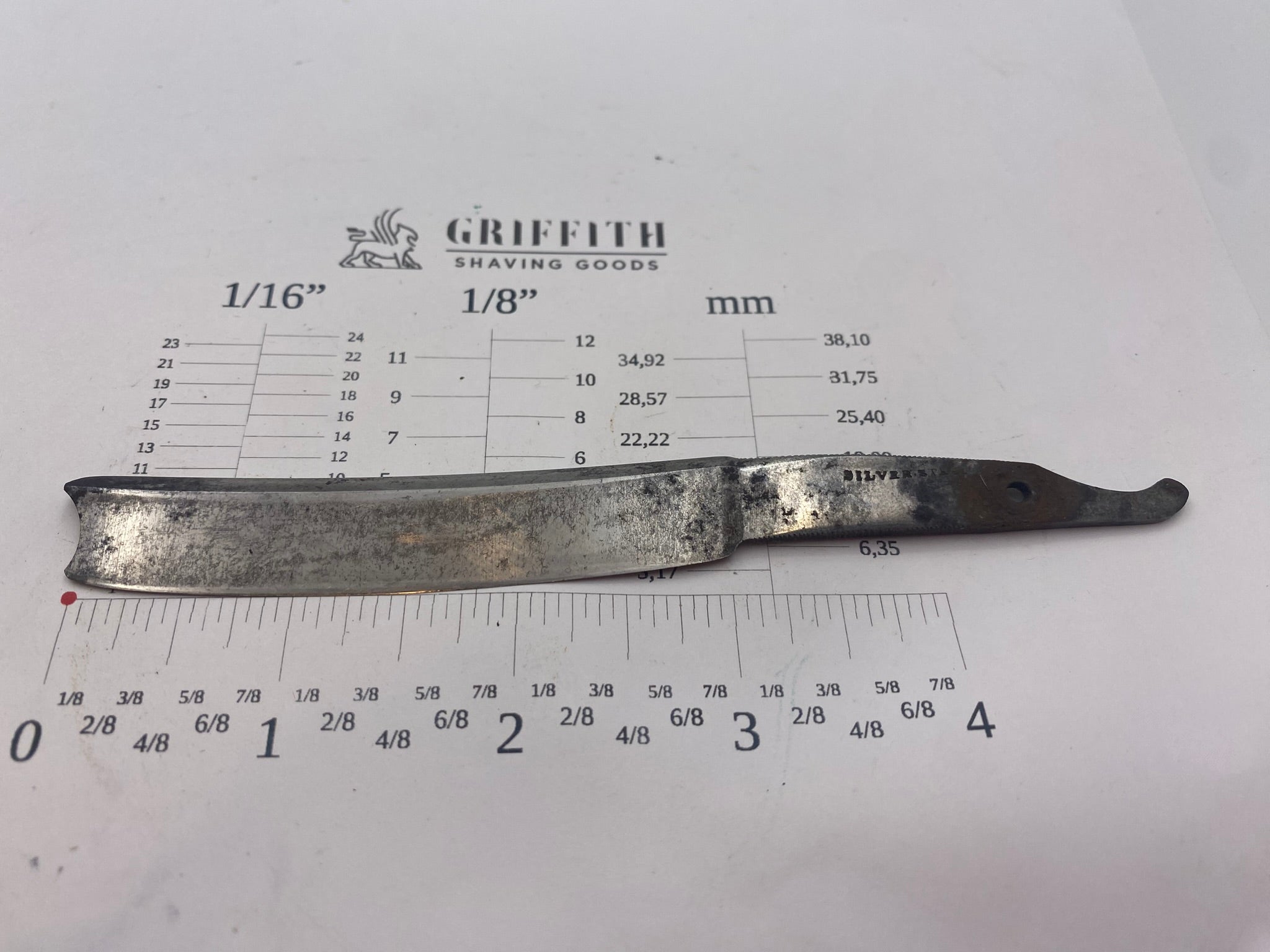 Vintage Early 1800s "Silver Steel" Sheffield Razor for Restoration