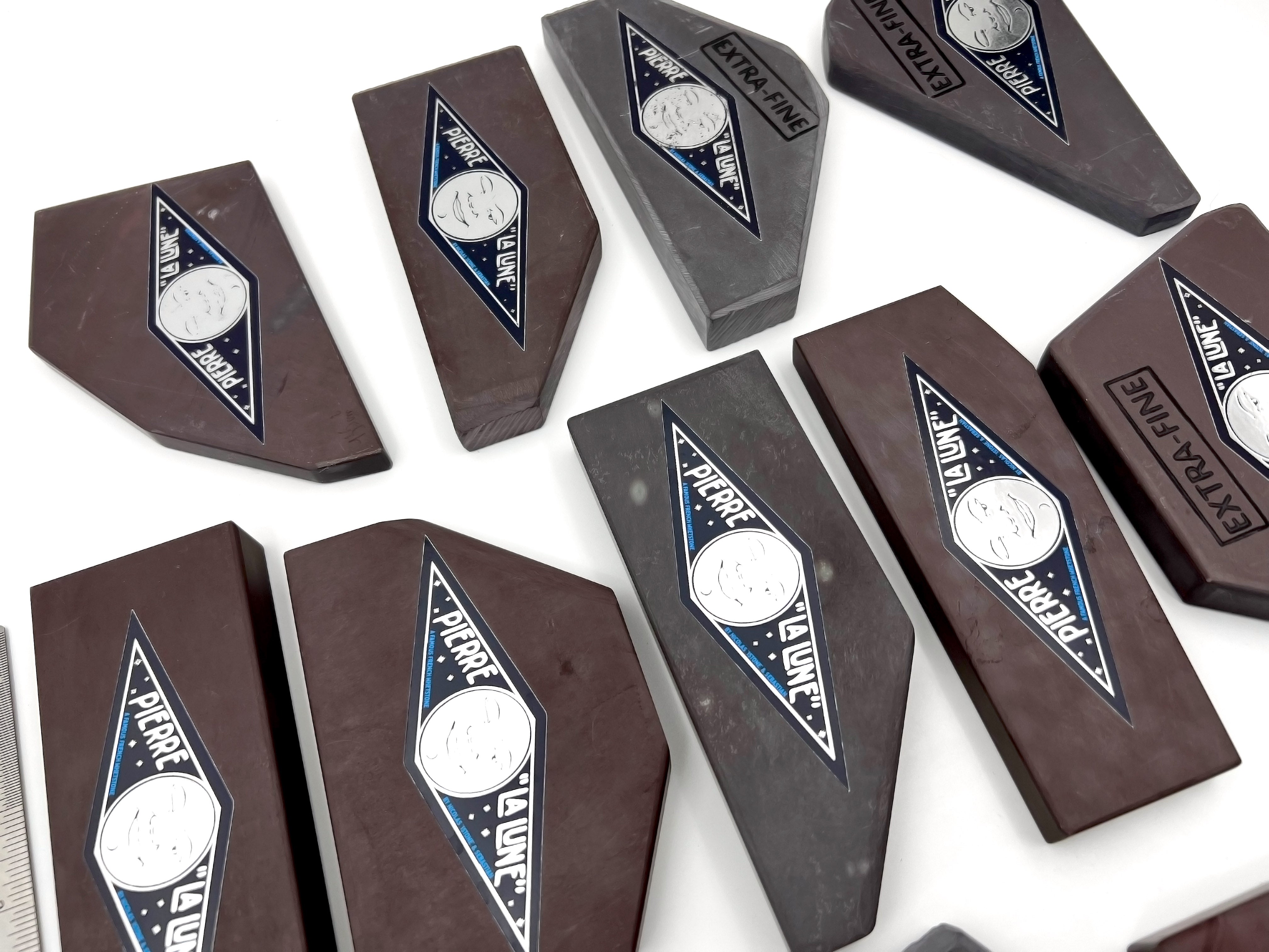 Pierre "La Lune" French Fine Finishing Razor Hone Sharpening Stone - LARGE SIZE Bouts - CHOOSE YOUR STONE