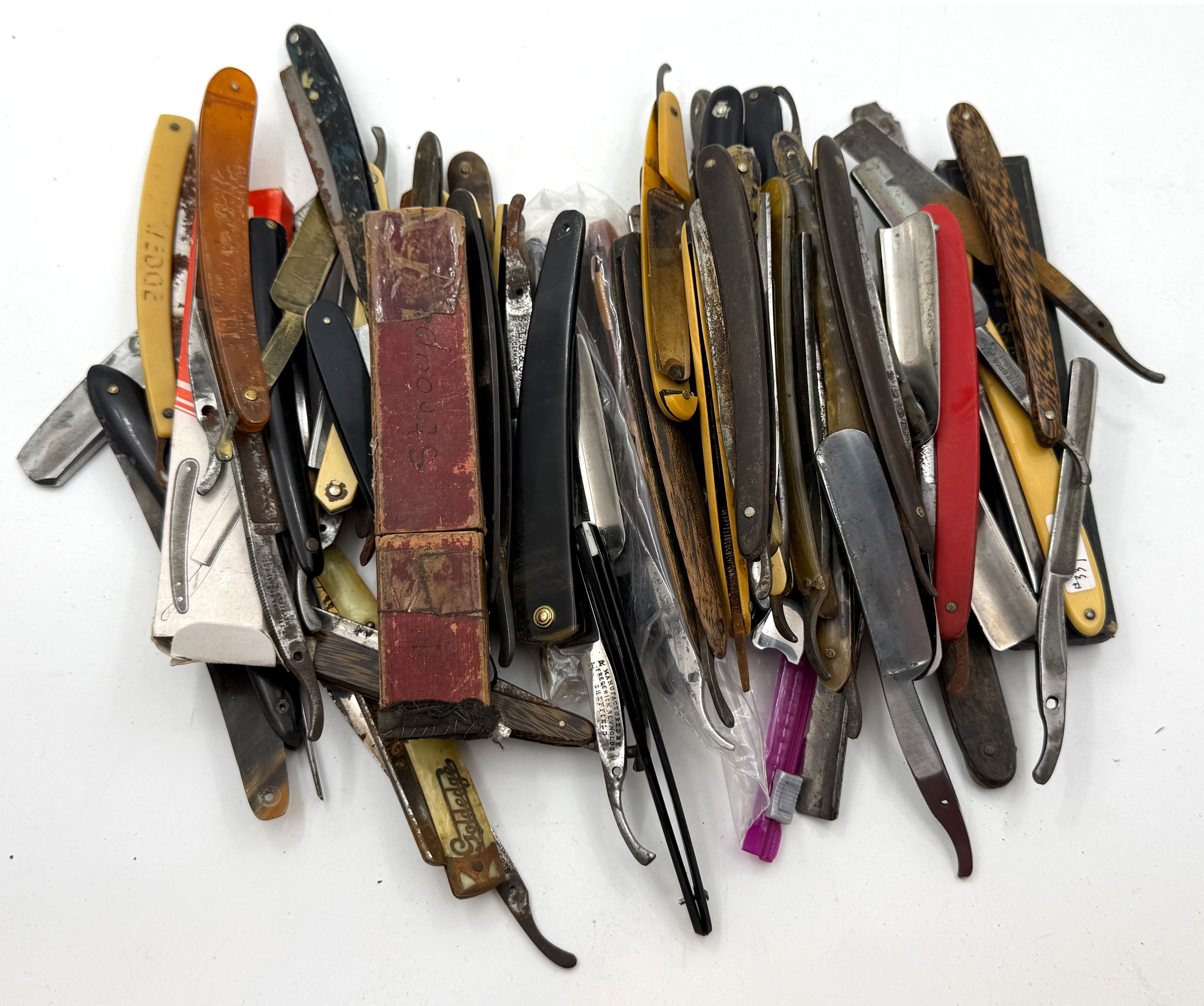 Straight Razor Parts/Junk Lot #1
