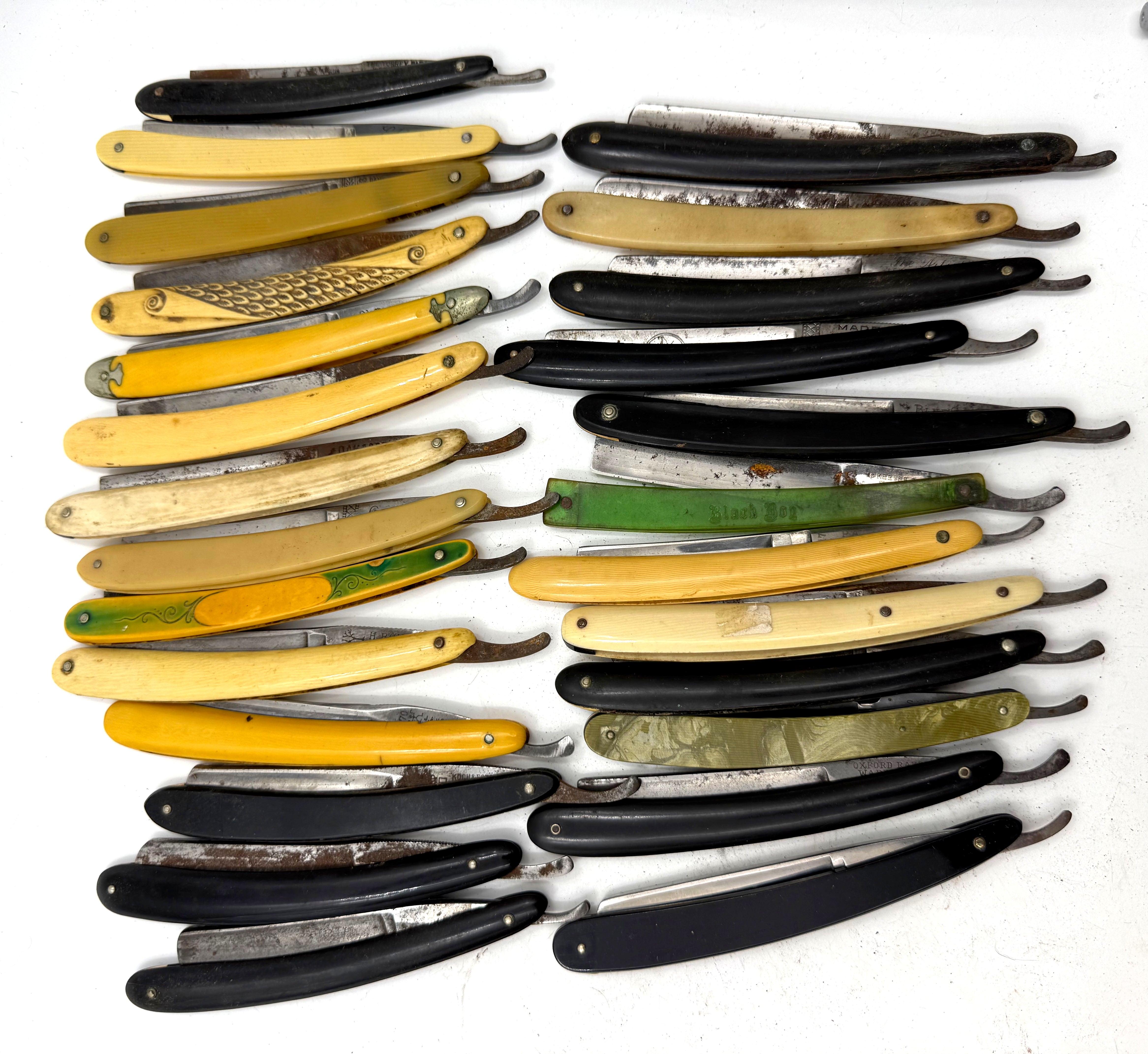 Lot of Vintage Straight Razor Scales and Parts #4