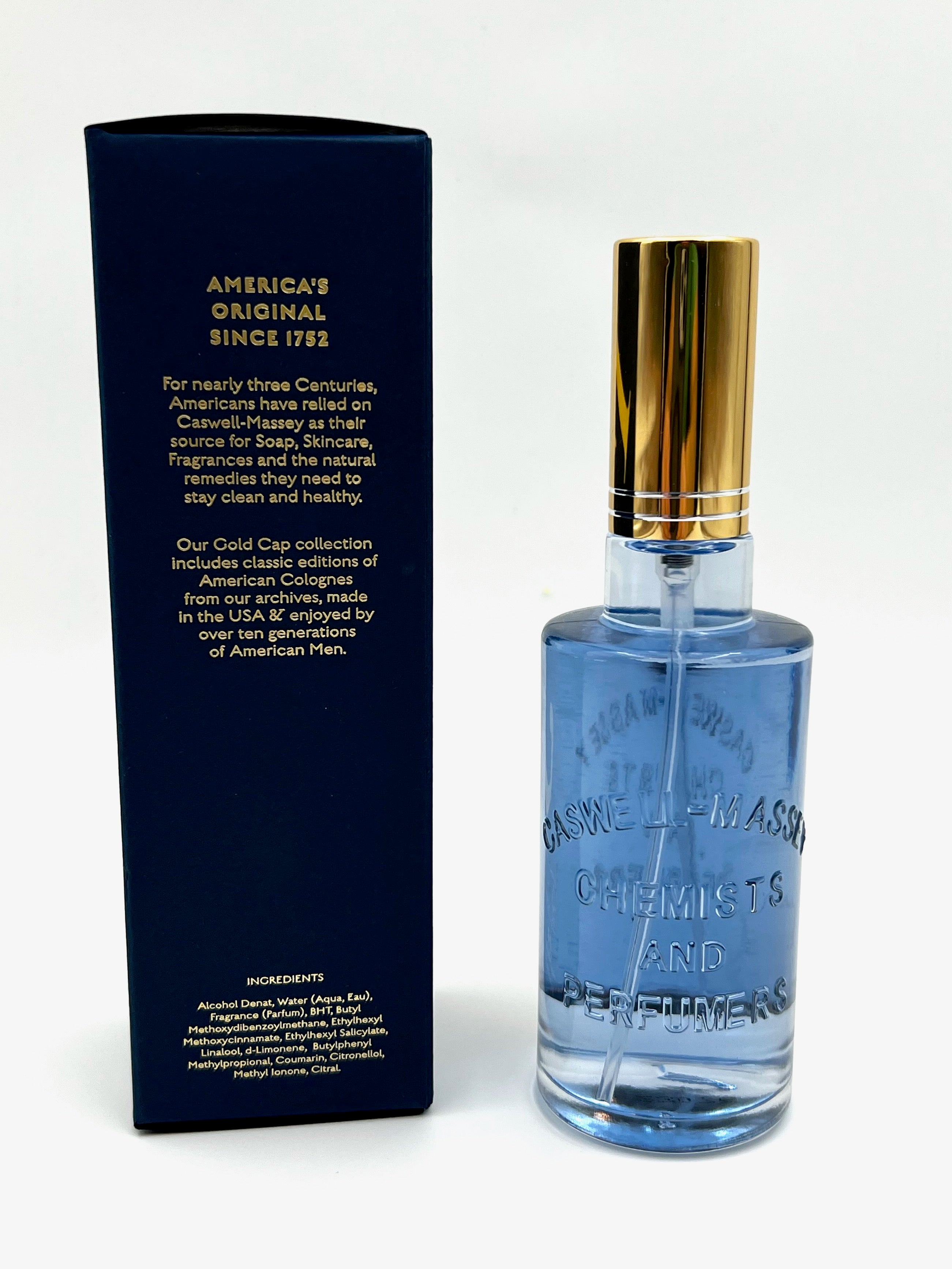 Caswell Massey Newport Gold Cap Luxury Cologne (88ml/3 oz)