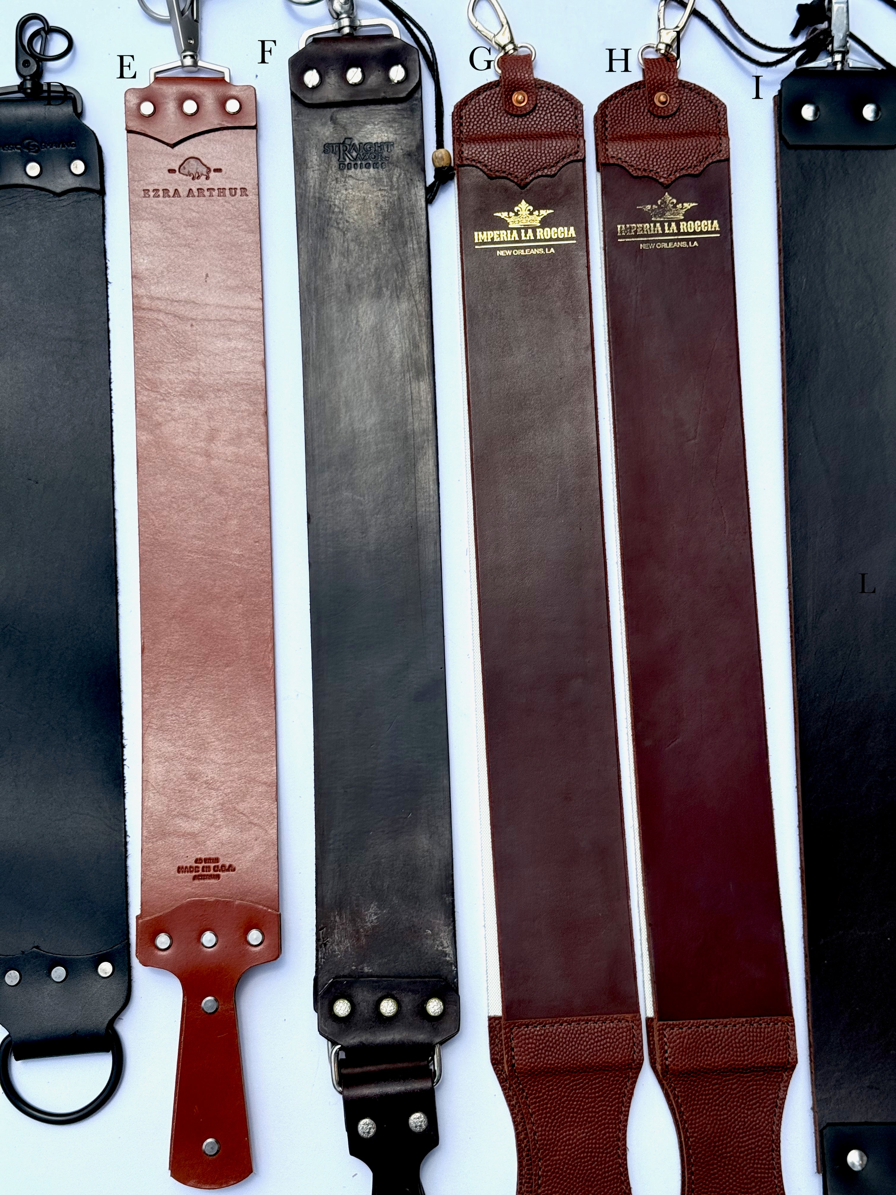 Various Preowned Razor Strops in Good to Excellent Condition - Choose Your Strop