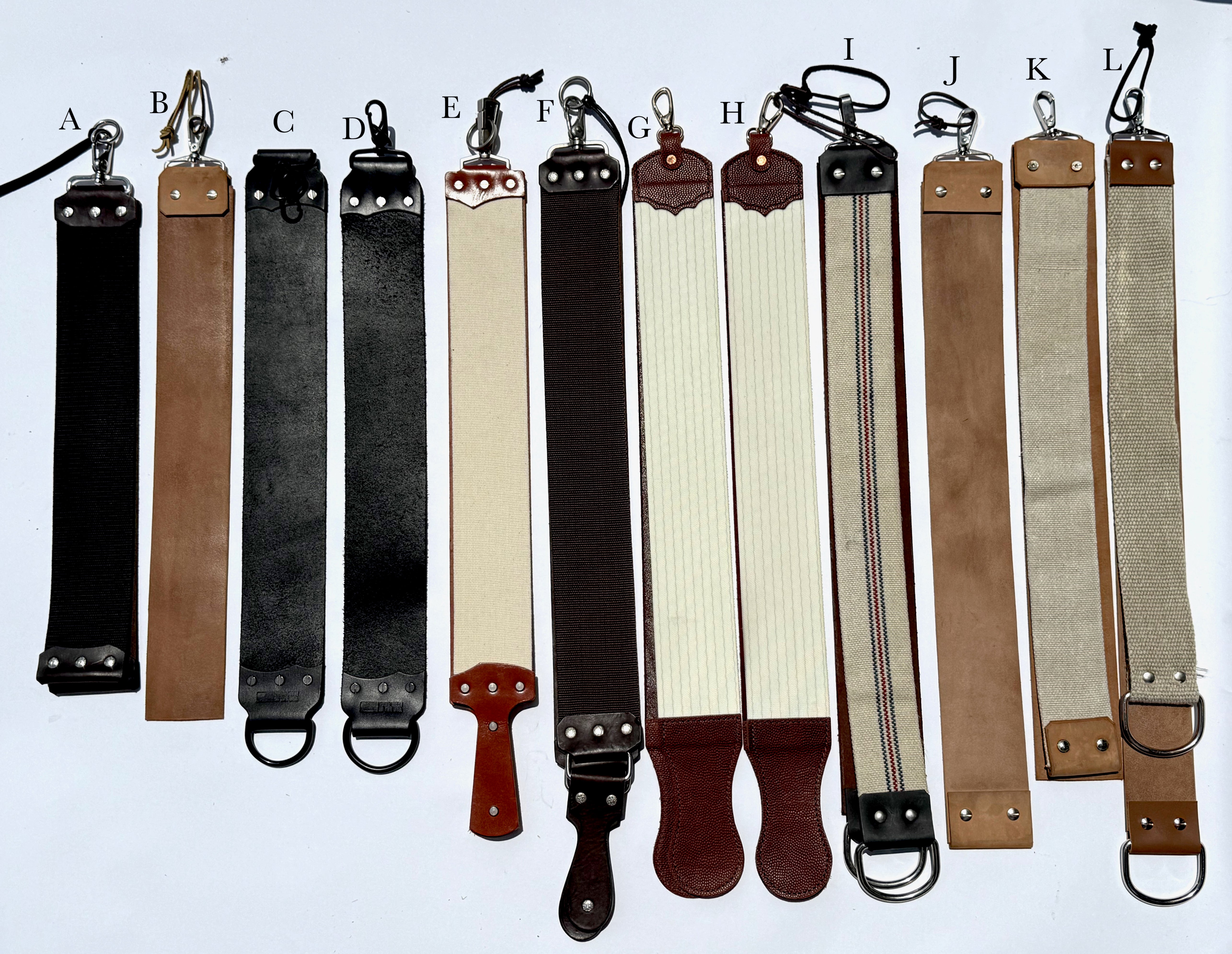 Various Preowned Razor Strops in Good to Excellent Condition - Choose Your Strop