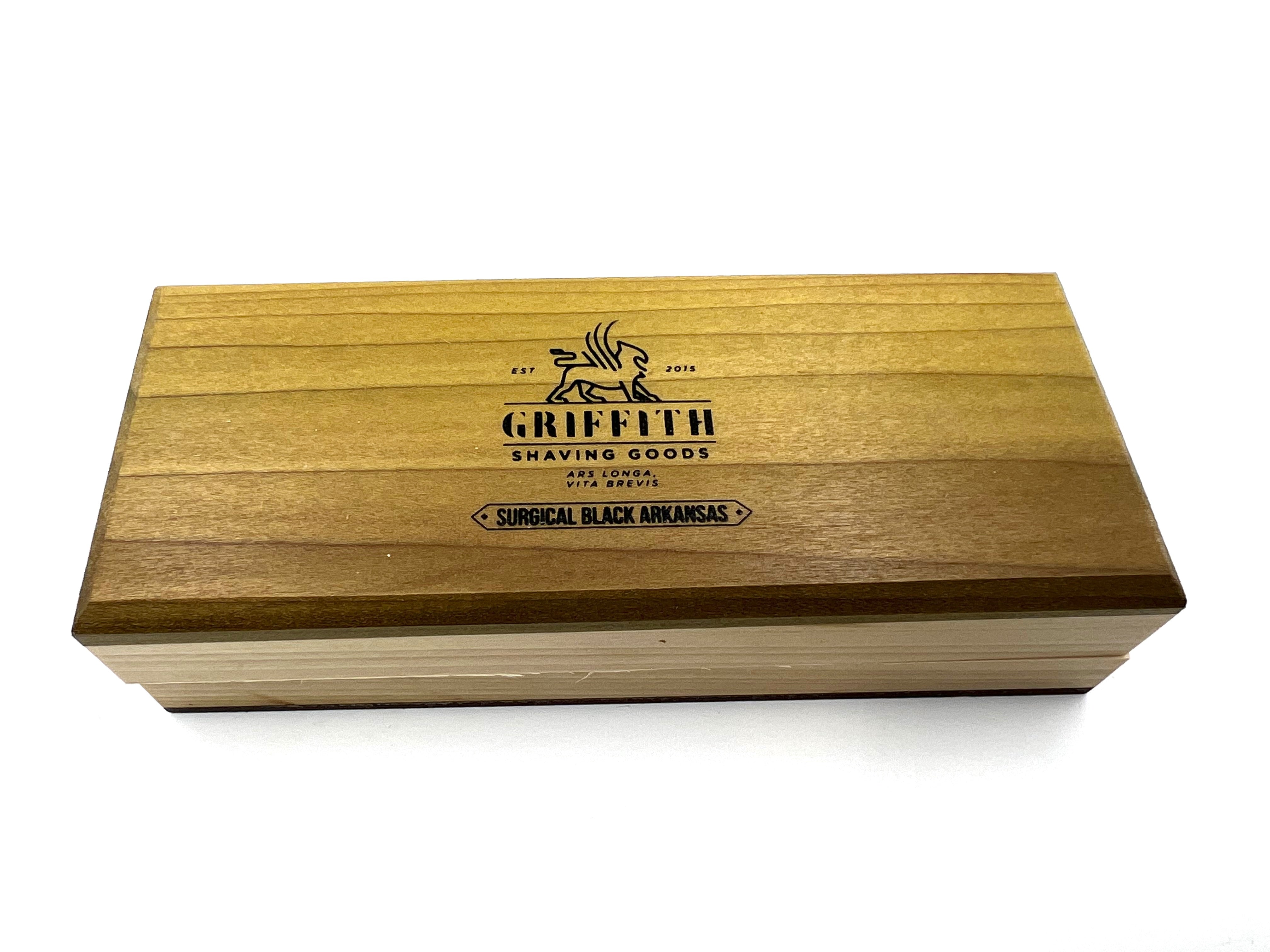 Arkansas Black Surgical Ultra-Fine - 6x2x0.75" American Finishing Razor Hone Sharpening Oilstone