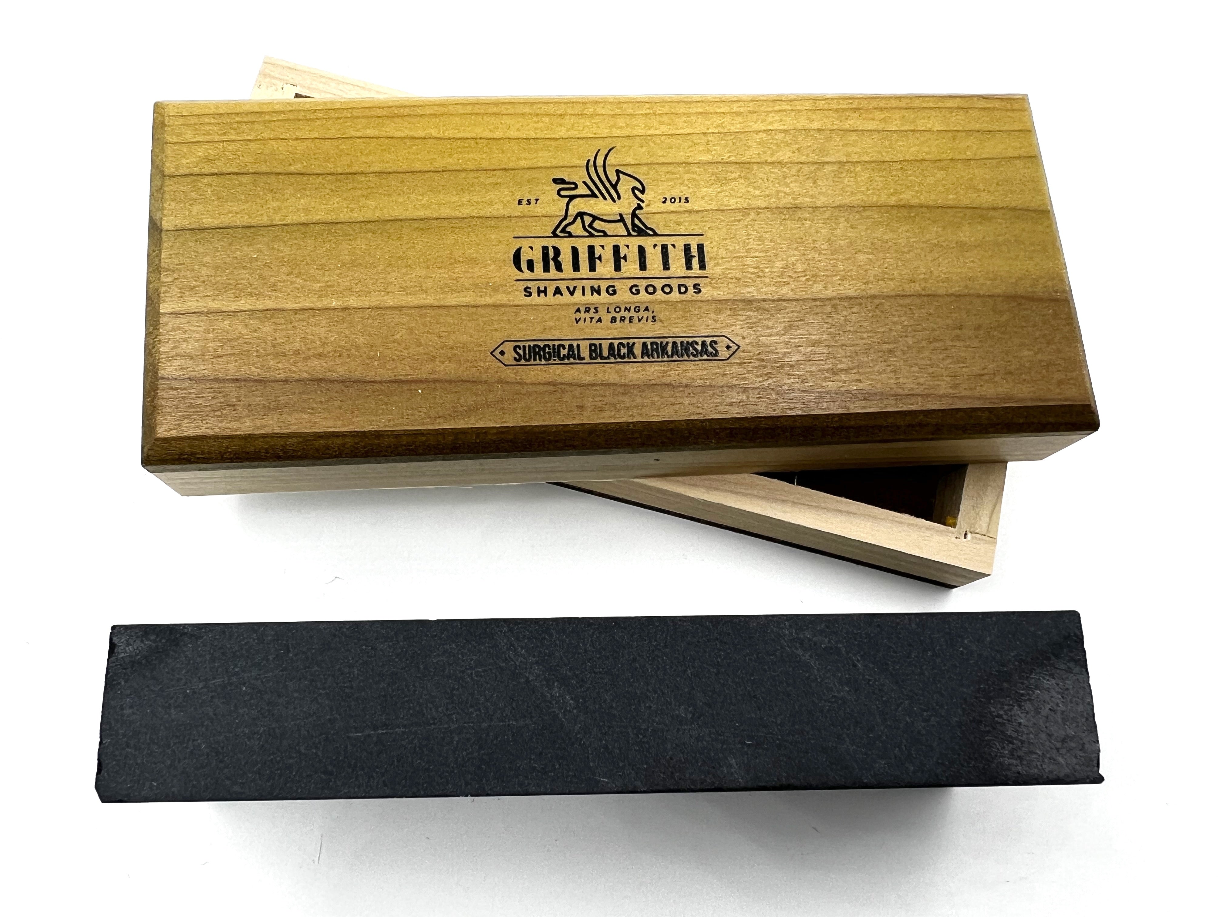 Arkansas Black Surgical Ultra-Fine - 6x2x0.75" American Finishing Razor Hone Sharpening Oilstone