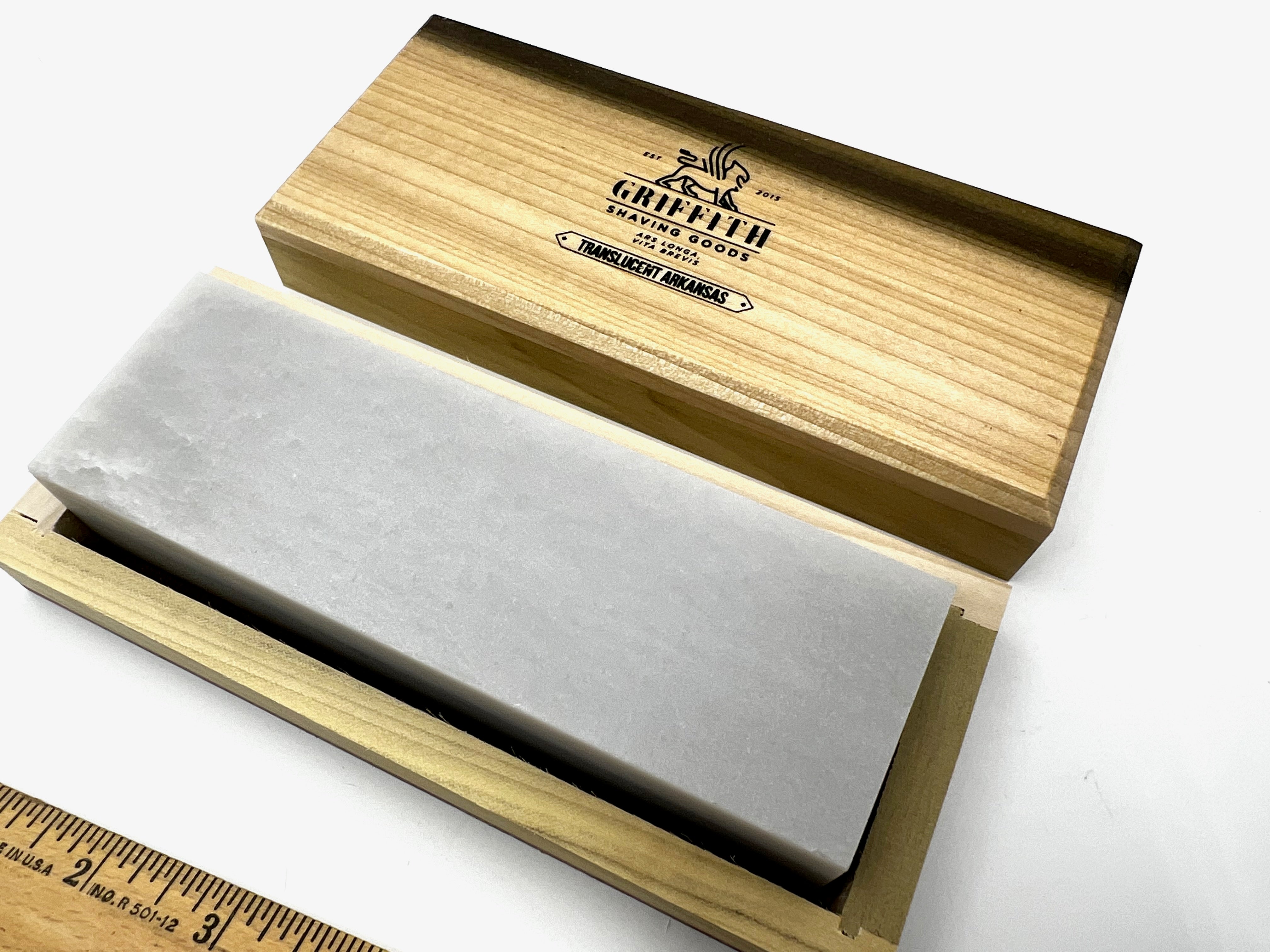 Arkansas Translucent Ultra-Fine - 6x2x0.75" American Finishing Razor Hone Sharpening Oilstone