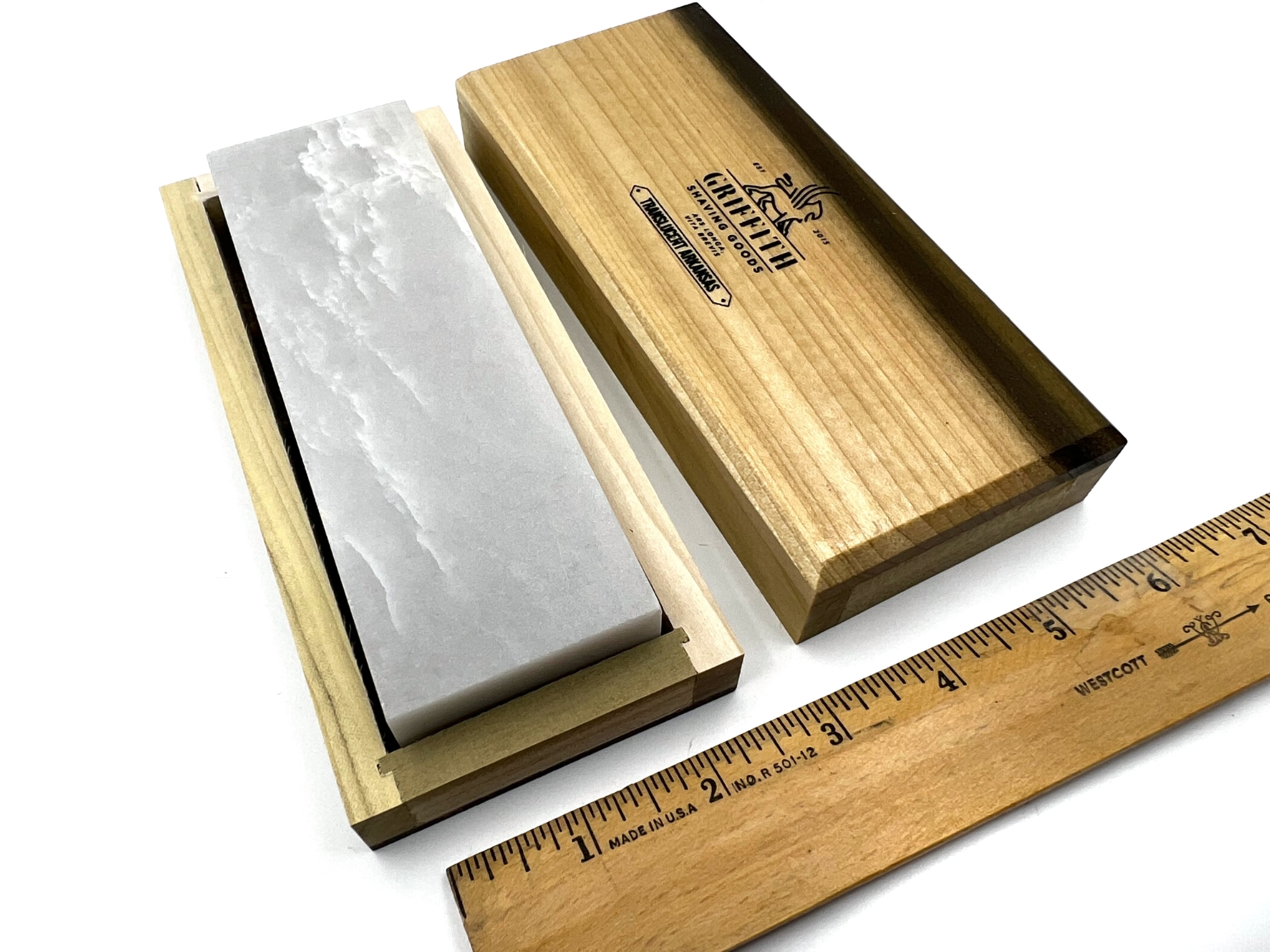 Arkansas Translucent Ultra-Fine - 6x2x0.75" American Finishing Razor Hone Sharpening Oilstone