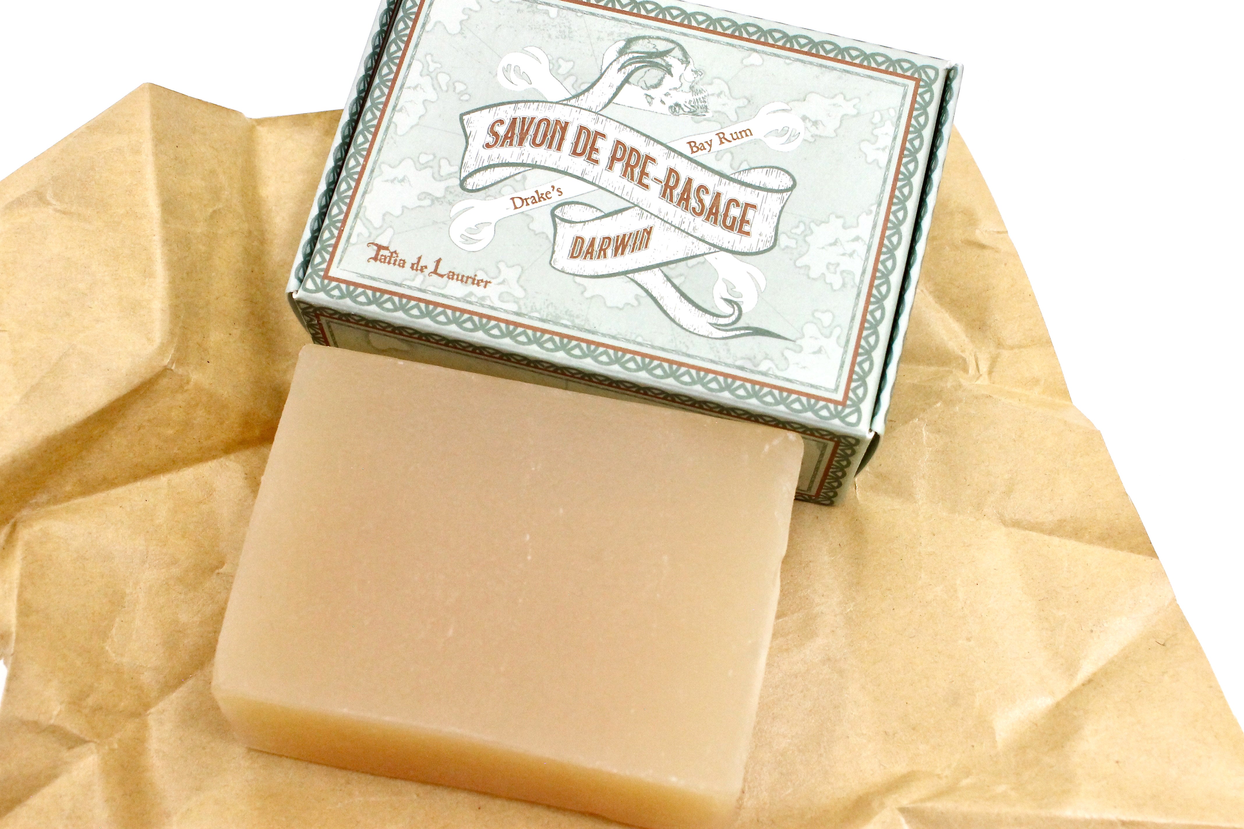 Darwin "Drake's Bay Rum" Artisan Pre-Shaving Facial Soap 100g (3.5oz)