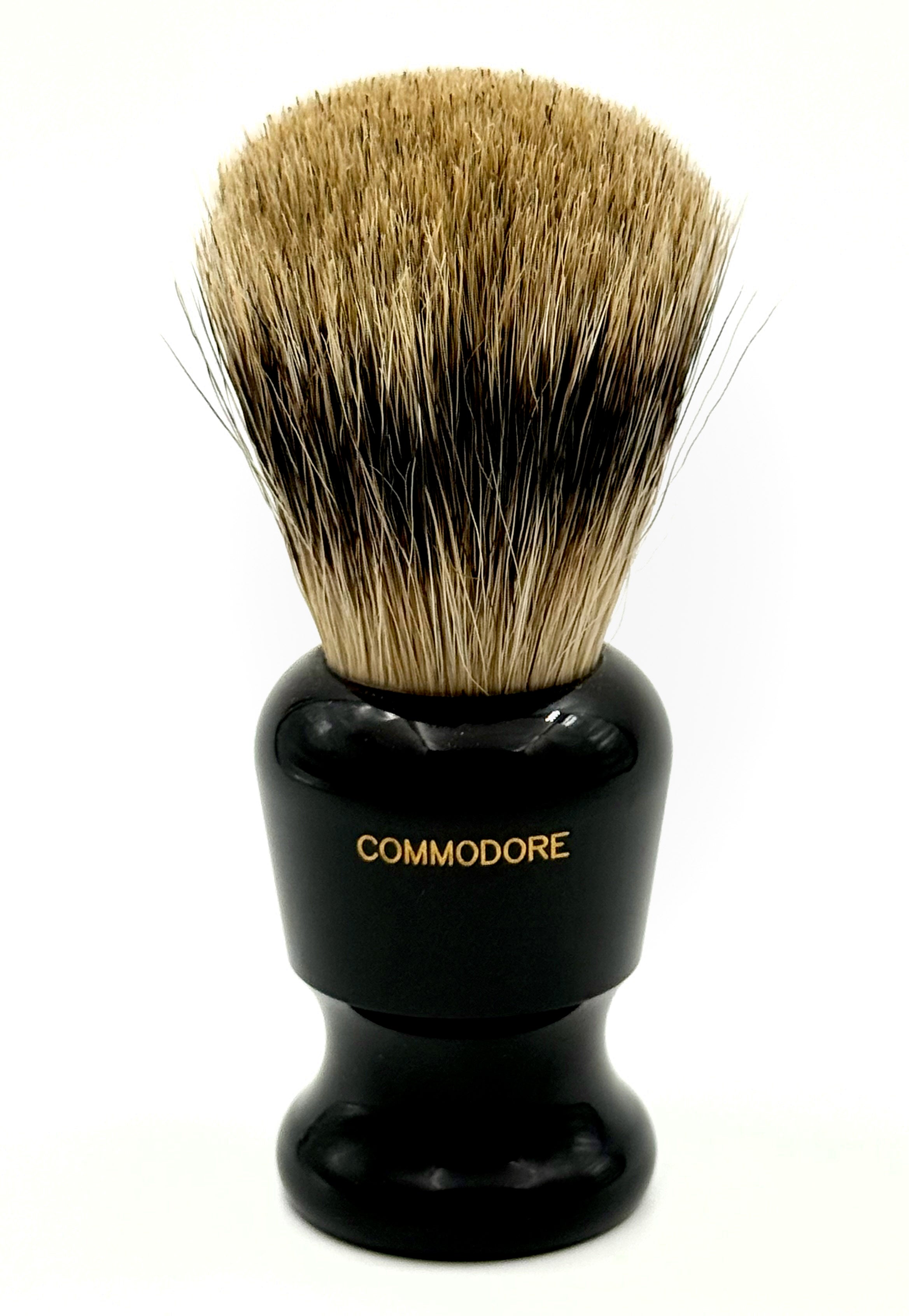 Simpsons Commodore X1 Best Badger Shaving Brush - Ebony Handle