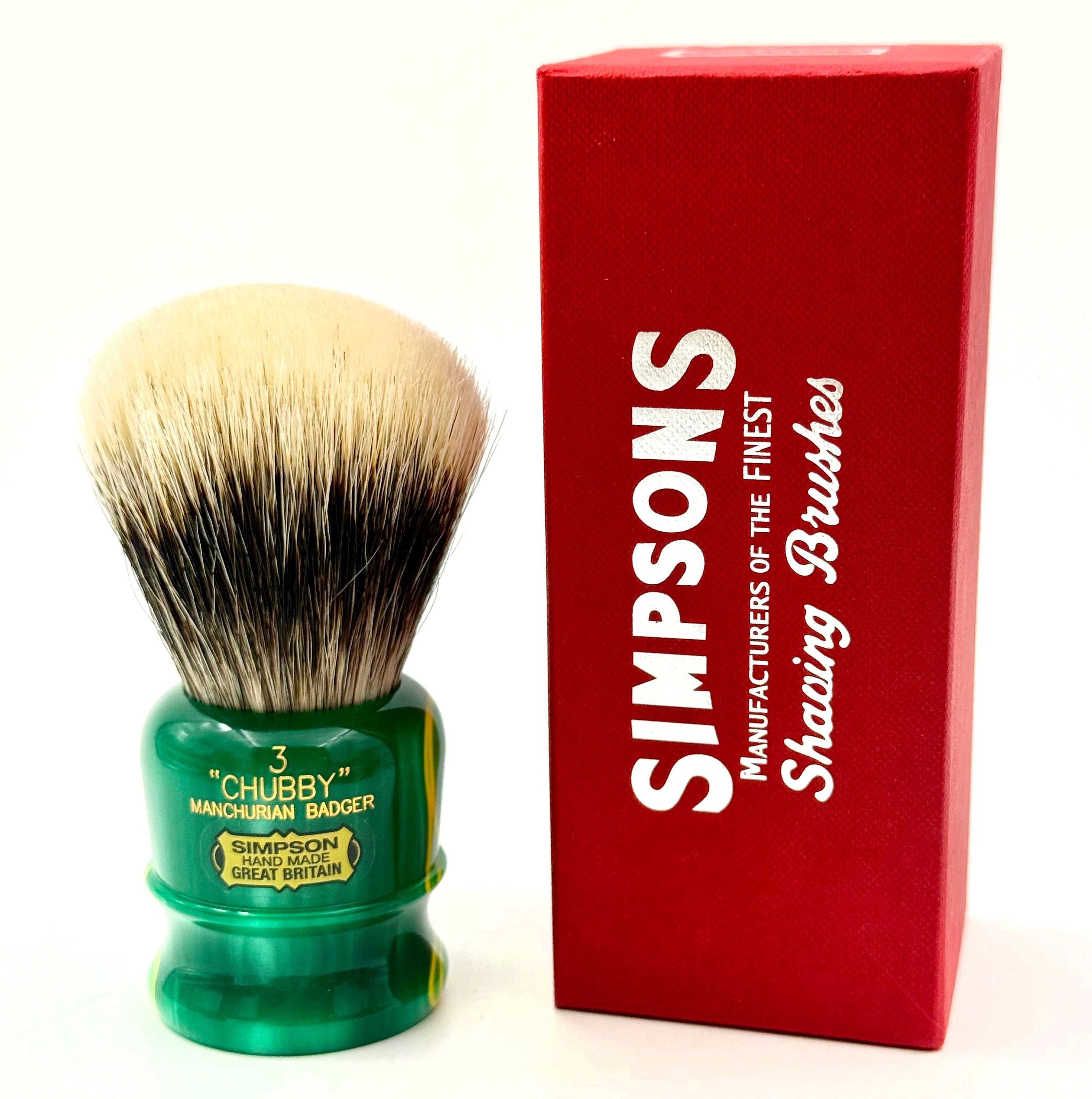Limited Edition Simpson Chubby CH3 Manchurian Badger Shaving Brush - St. Mary's