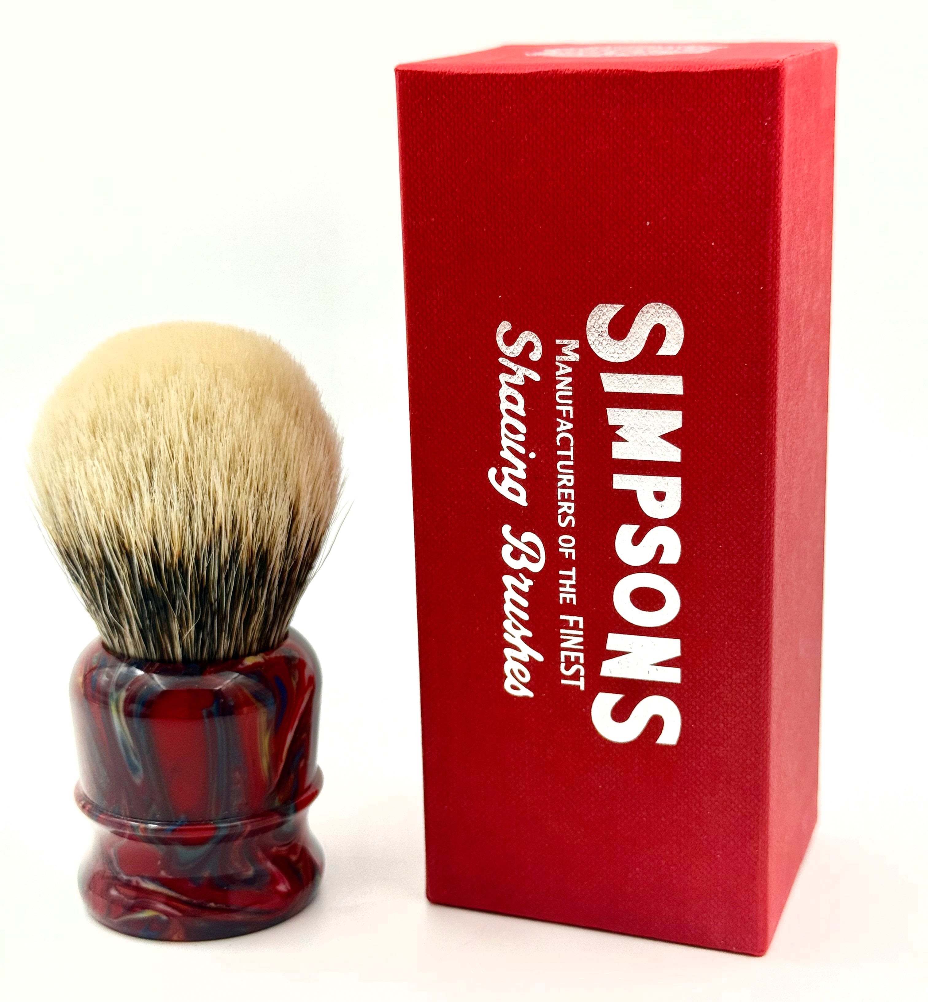 Limited Edition Simpson Chubby CH2 Manchurian Badger Shaving Brush - Triton