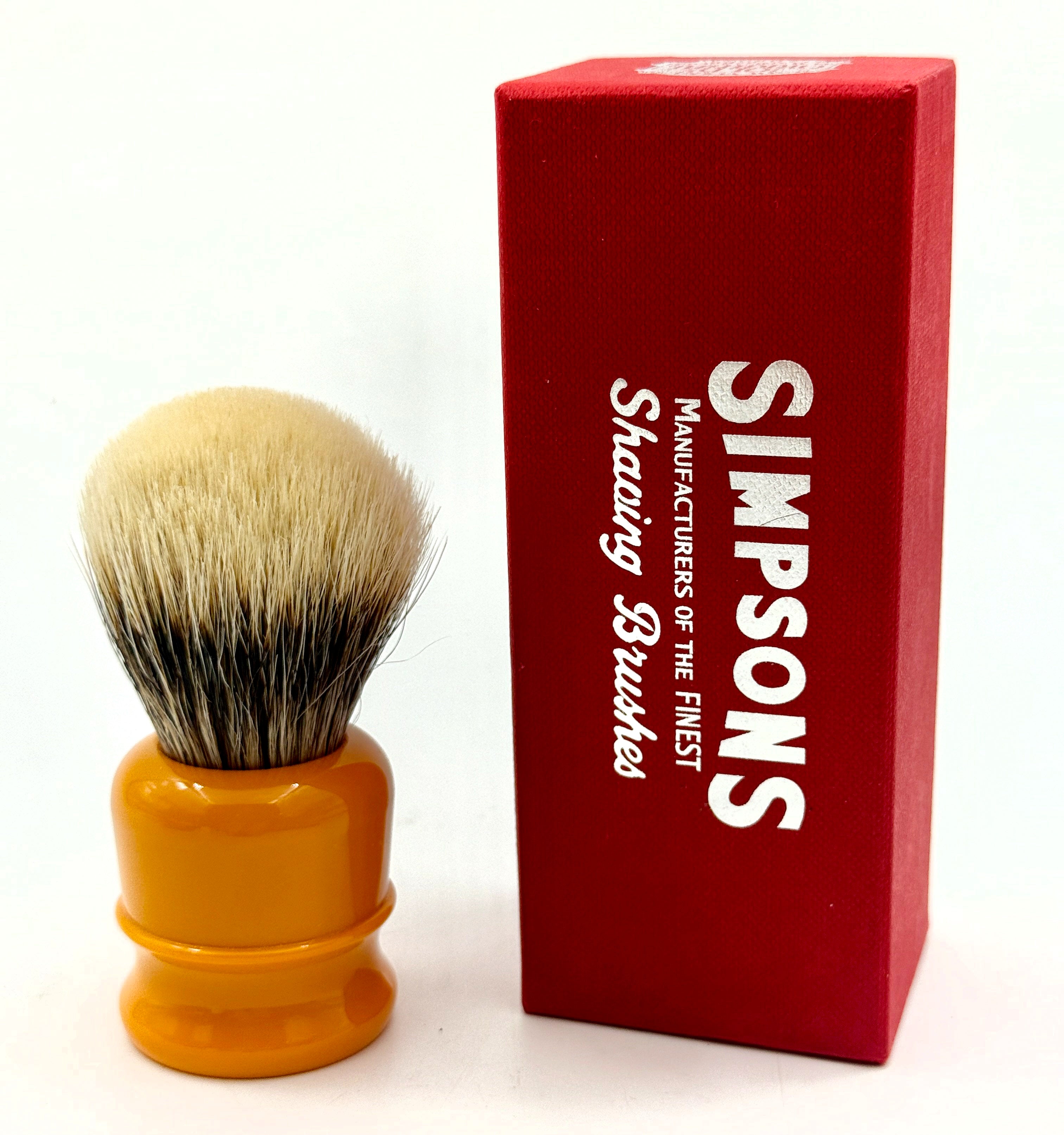 Limited Edition Simpson Chubby CH1 Manchurian Badger Shaving Brush - Butterscotch