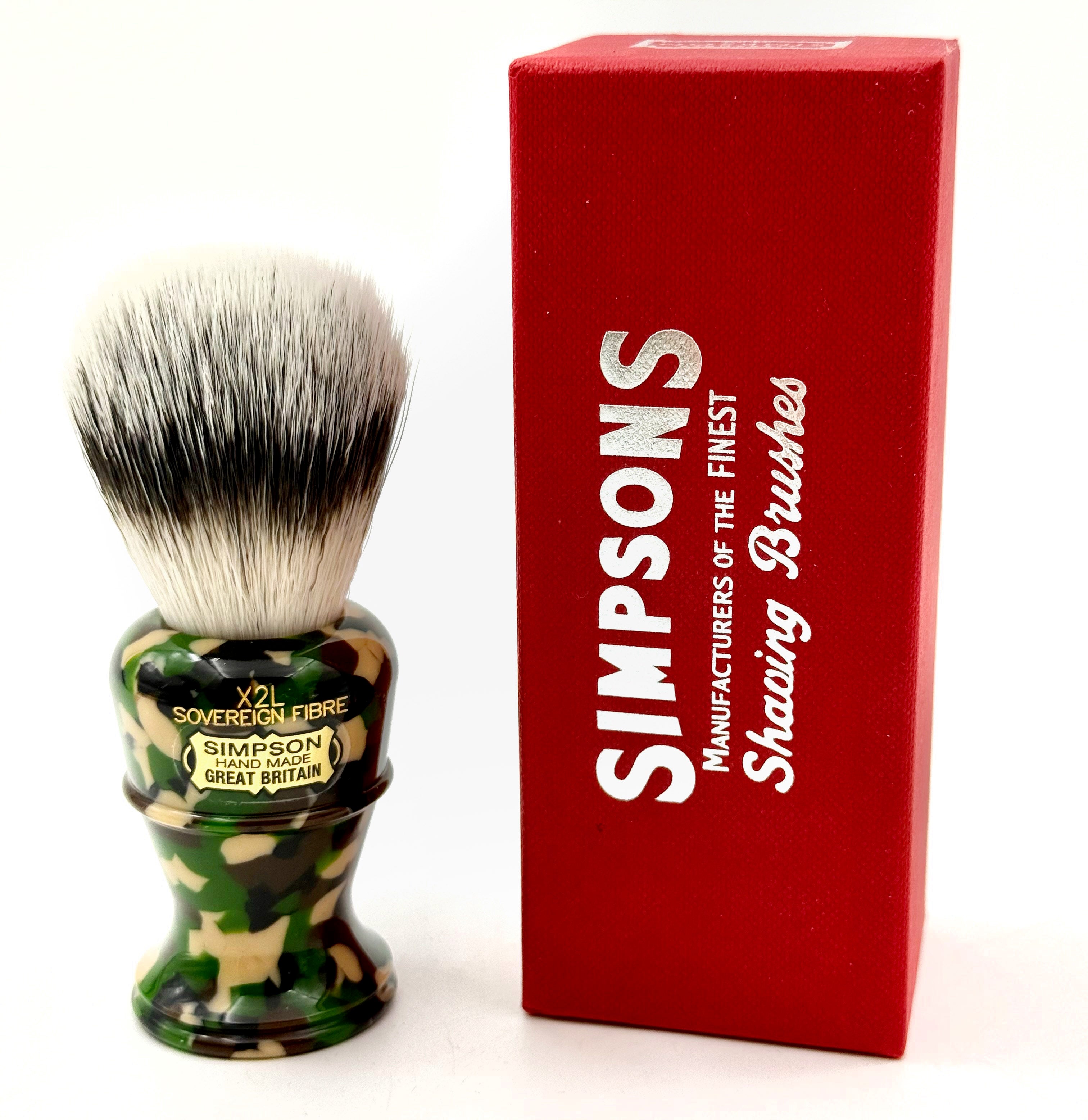 Limited Edition Simpsons Colonel X2L Sovereign Shaving Brush - Camo