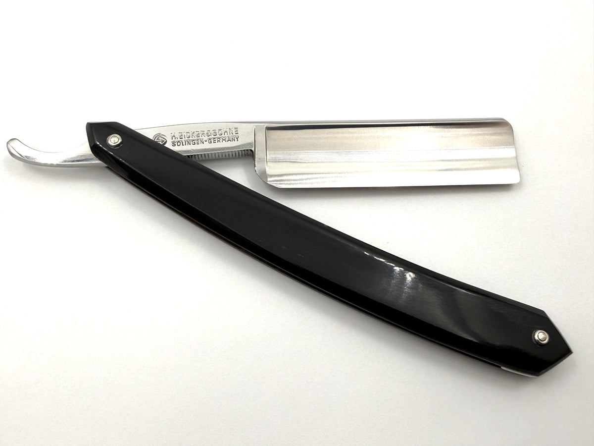 Eicker & Sohne "PAX" no.66 - RARE NOS 6/8-13/16 Full Hollow Stainless Solingen Straight Razors