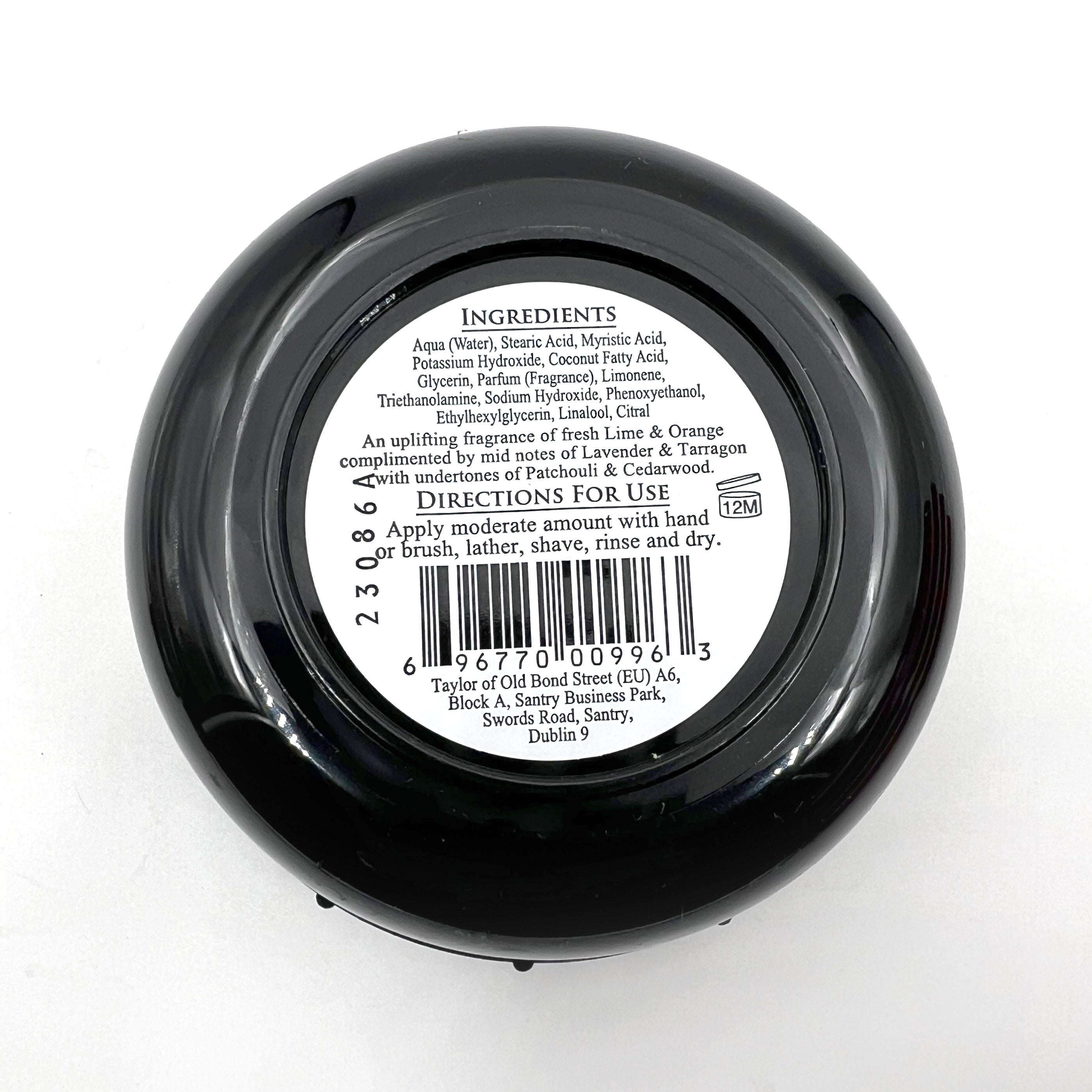 Taylor of Old Bond Street Lime Zest Shaving Cream 150g (5.3 oz)