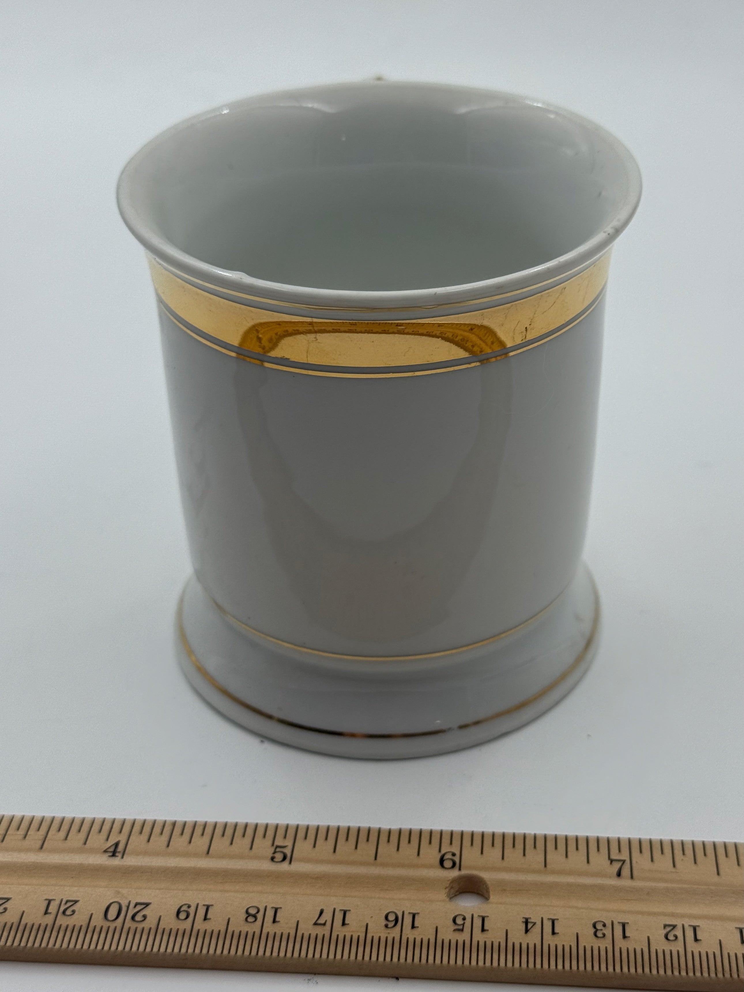 Antique Handpainted Personalized Shaving Mug