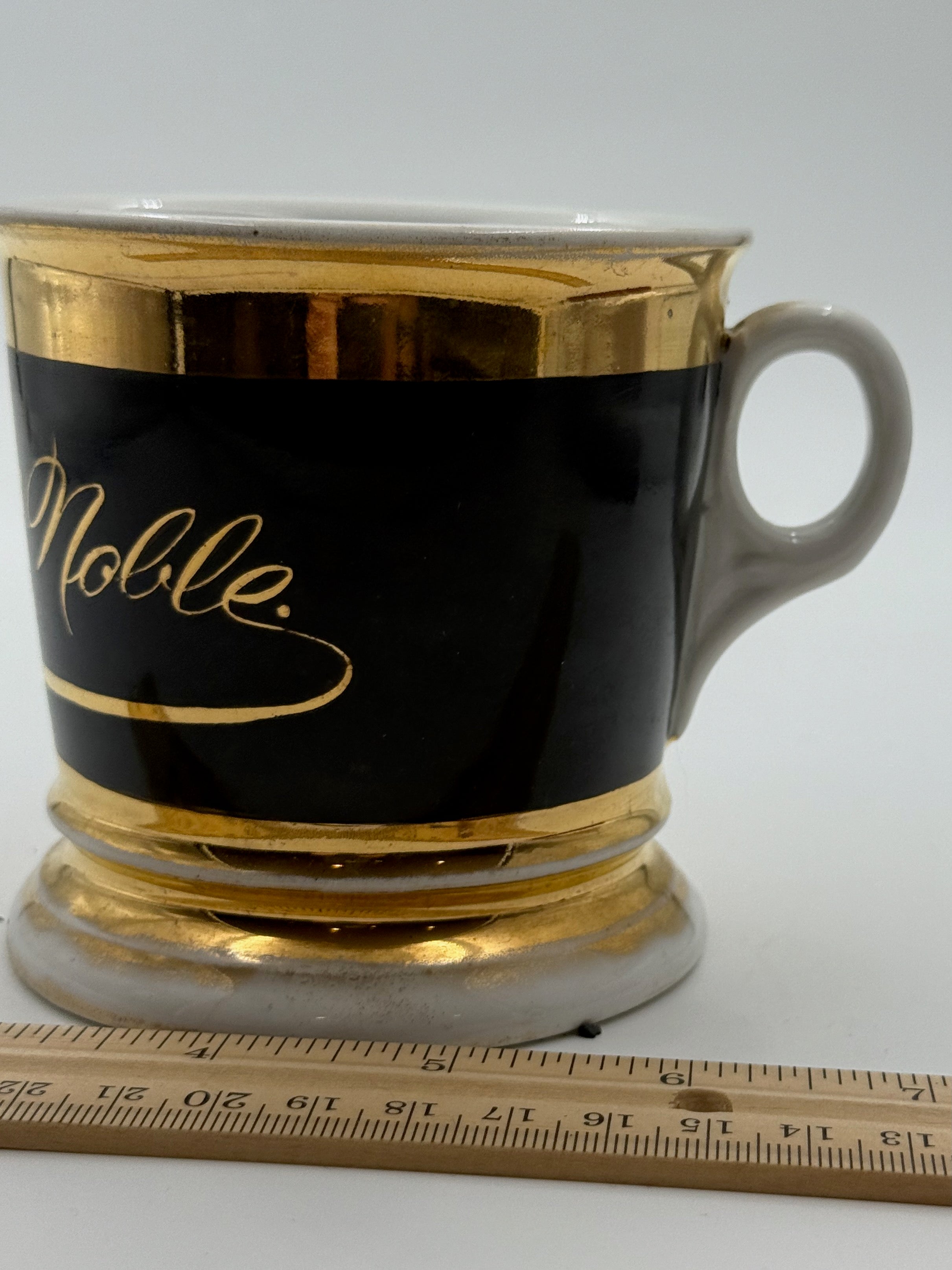 Antique Handpainted Personalized Shaving Mug