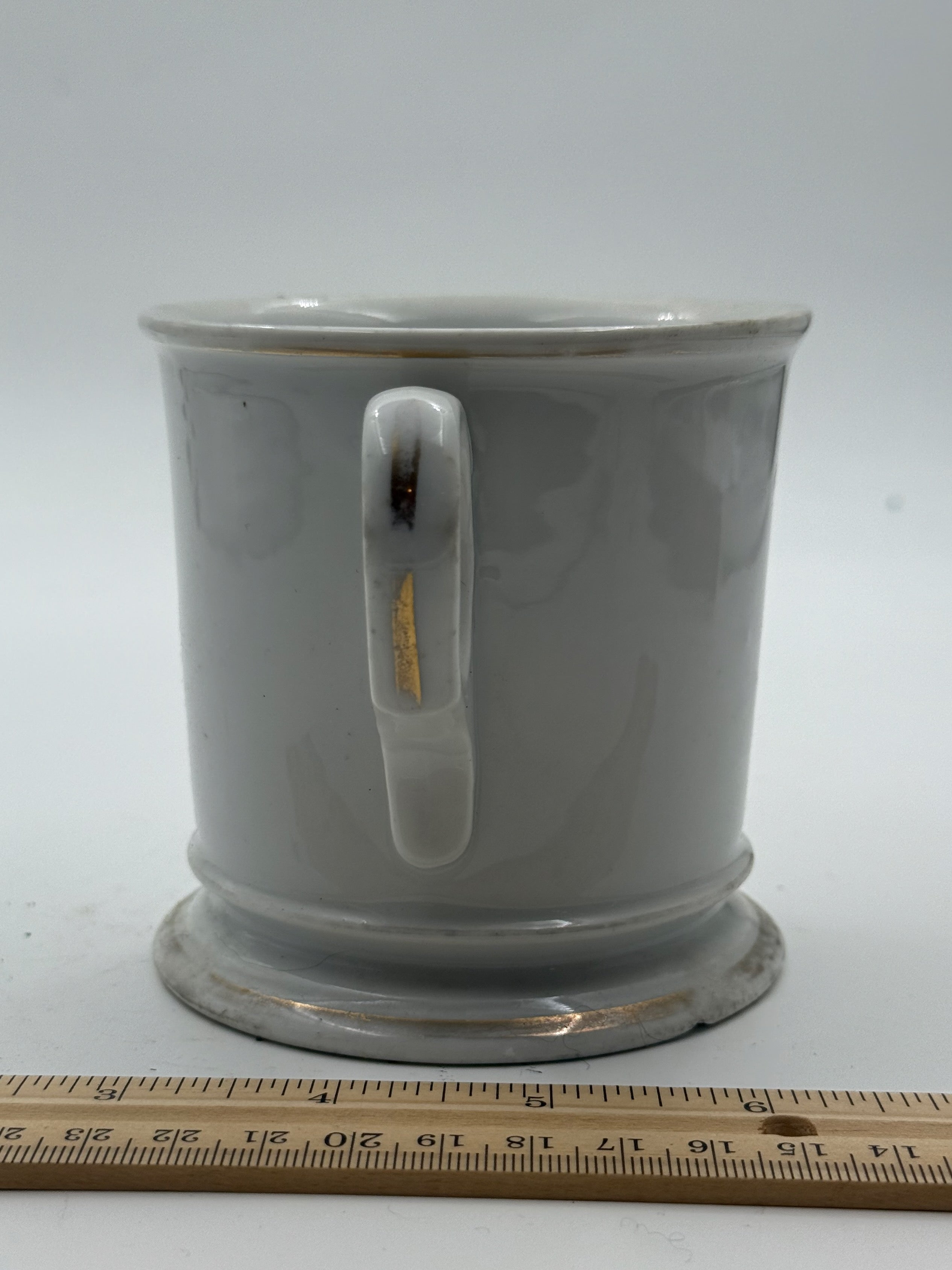 Antique Handpainted Personalized Shaving Mug