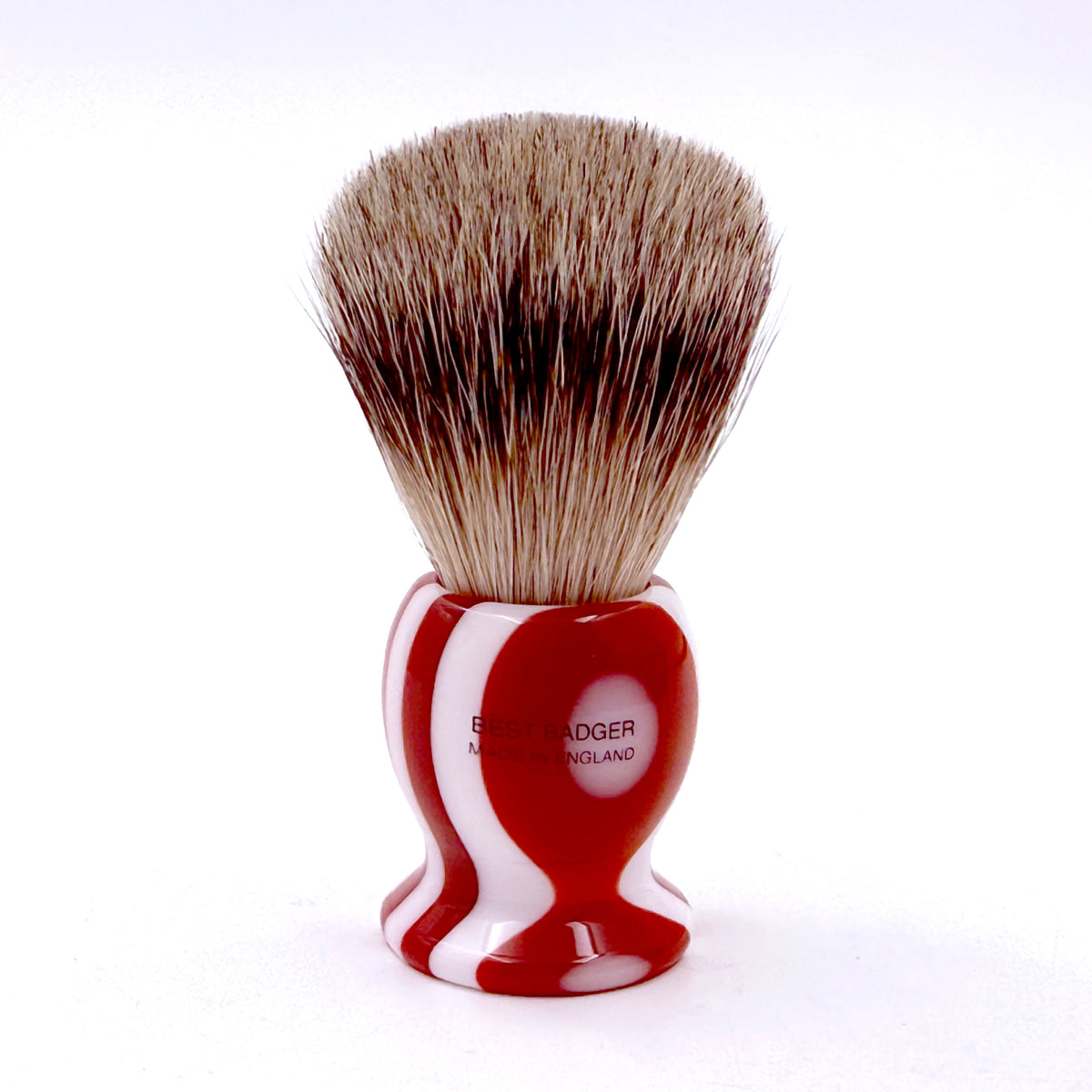 Limited Edition Simpsons Wayfarer Best Badger Travel Shaving Brush - Candy Cane