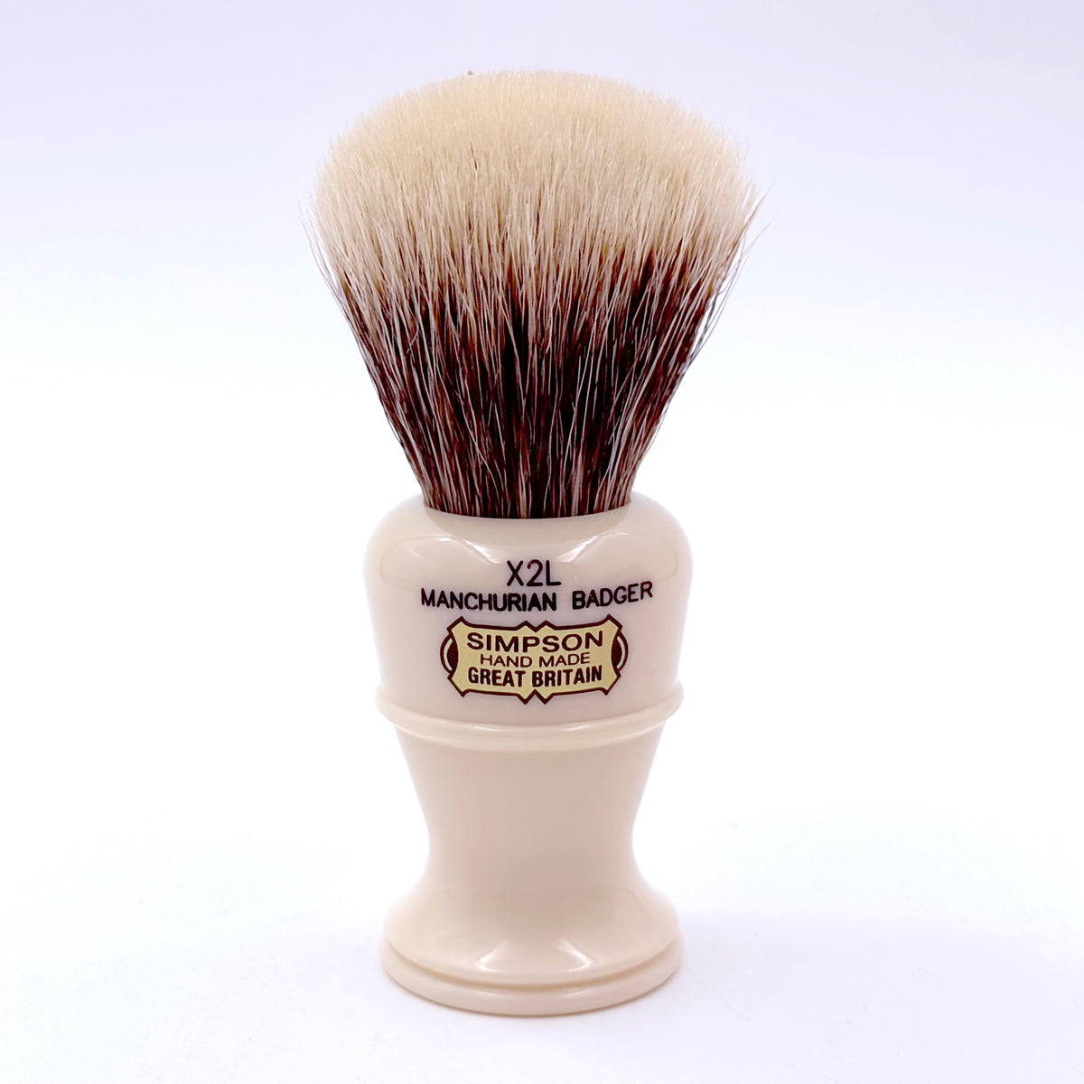 Limited Edition Simpsons Colonel X2L Manchurian Badger Shaving Brush - Faux Ivory